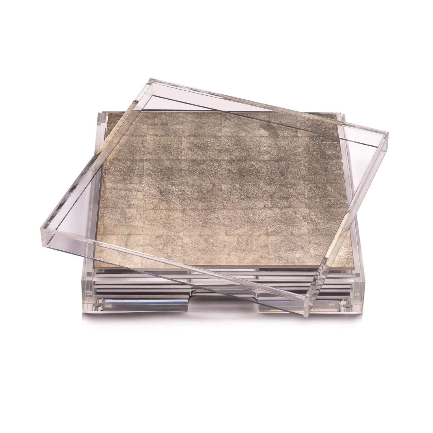 Neutrals Placebox Placemat Set - Champagne, Acrylic