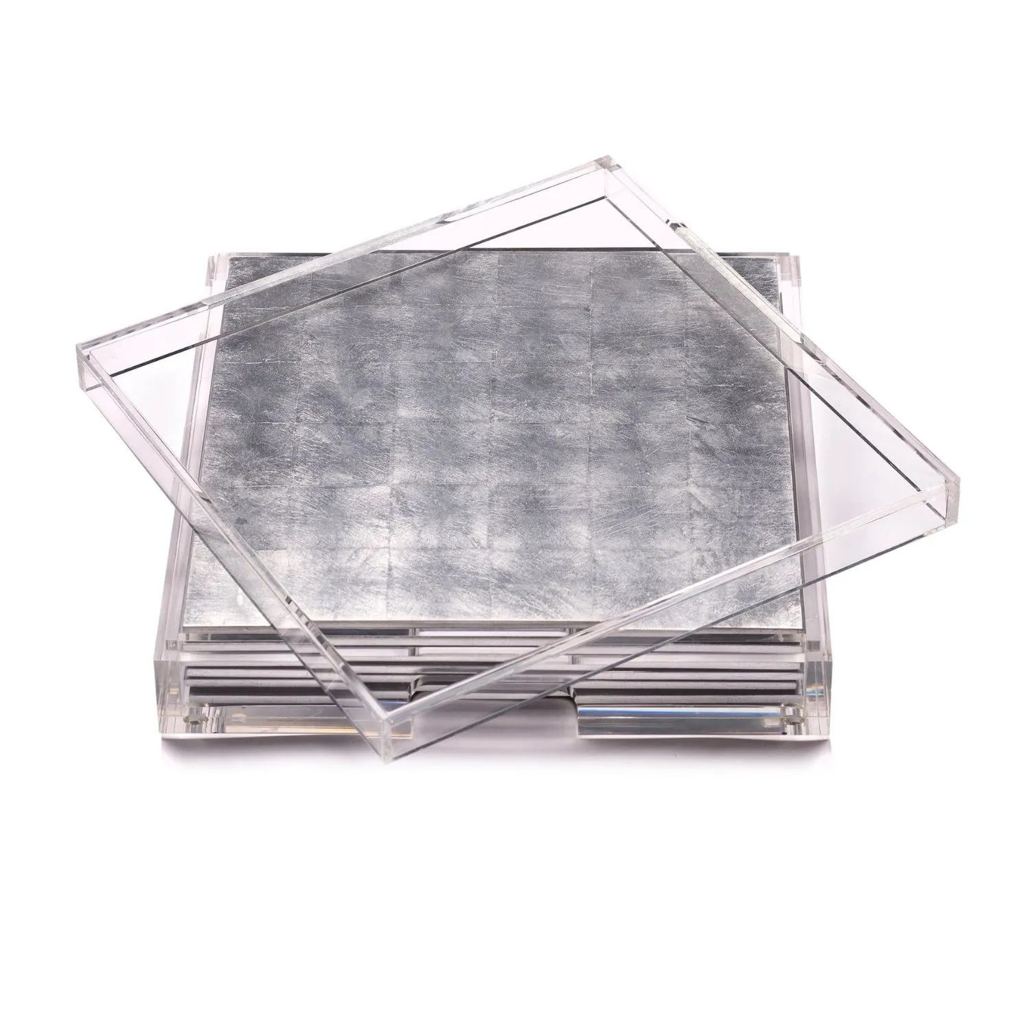 Placebox Placemat Set - Silver, Acrylic
