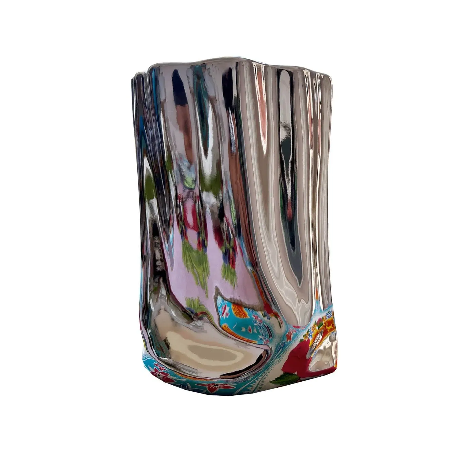 Bag Vase - Silver, Ceramic image