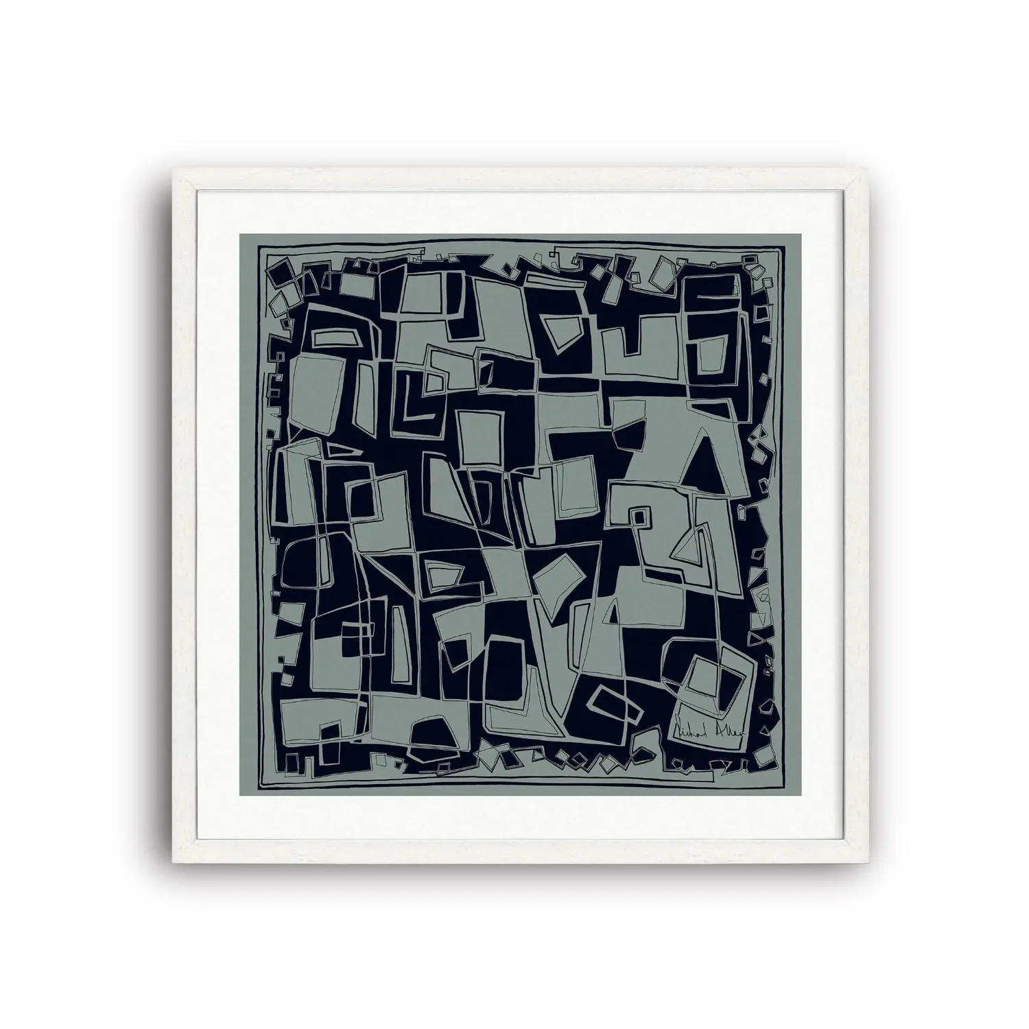 Hepworth Art Print - Green image