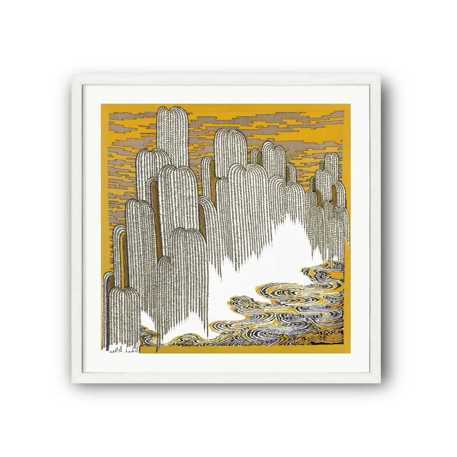 Zen Art Print - Black image