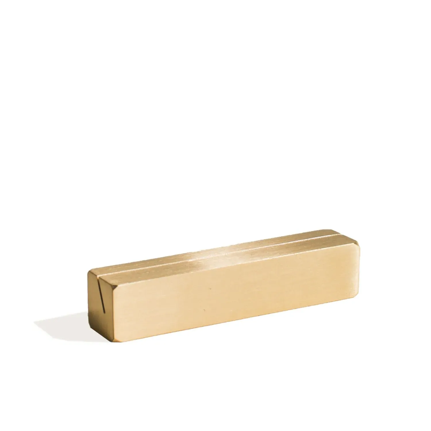 Business Card Holder - Brass image