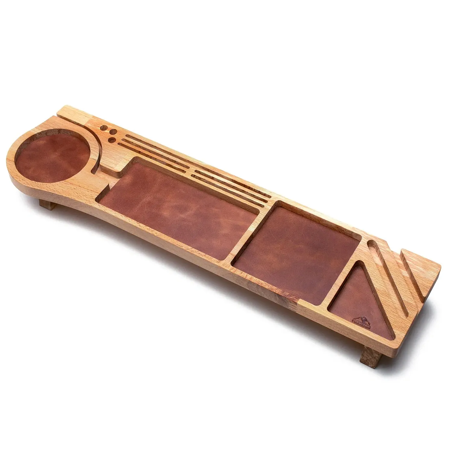 Lagina Wood Desk Organizer - Black