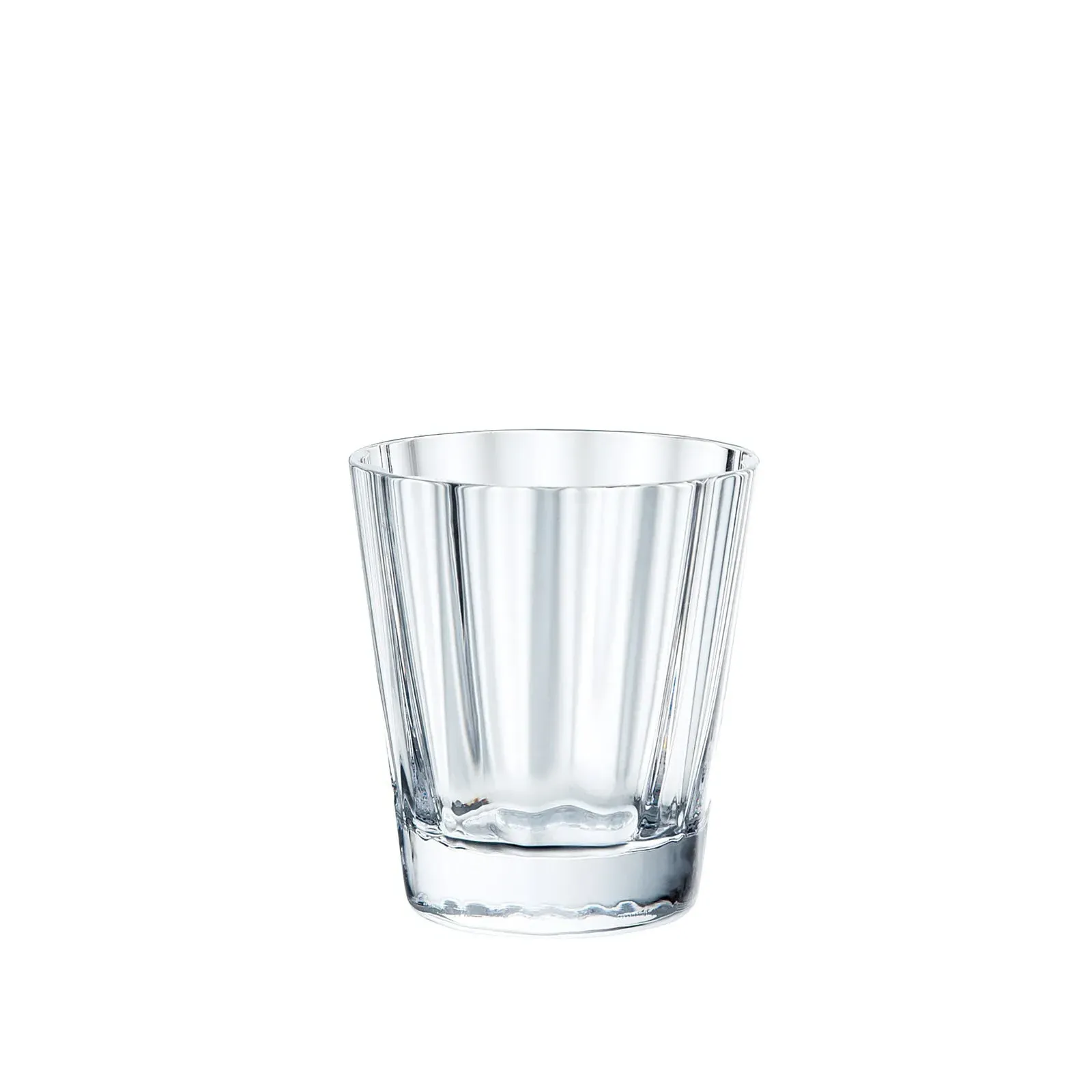 Kirameki Old Fashioned Glass Vertical Twelve Lines - White
