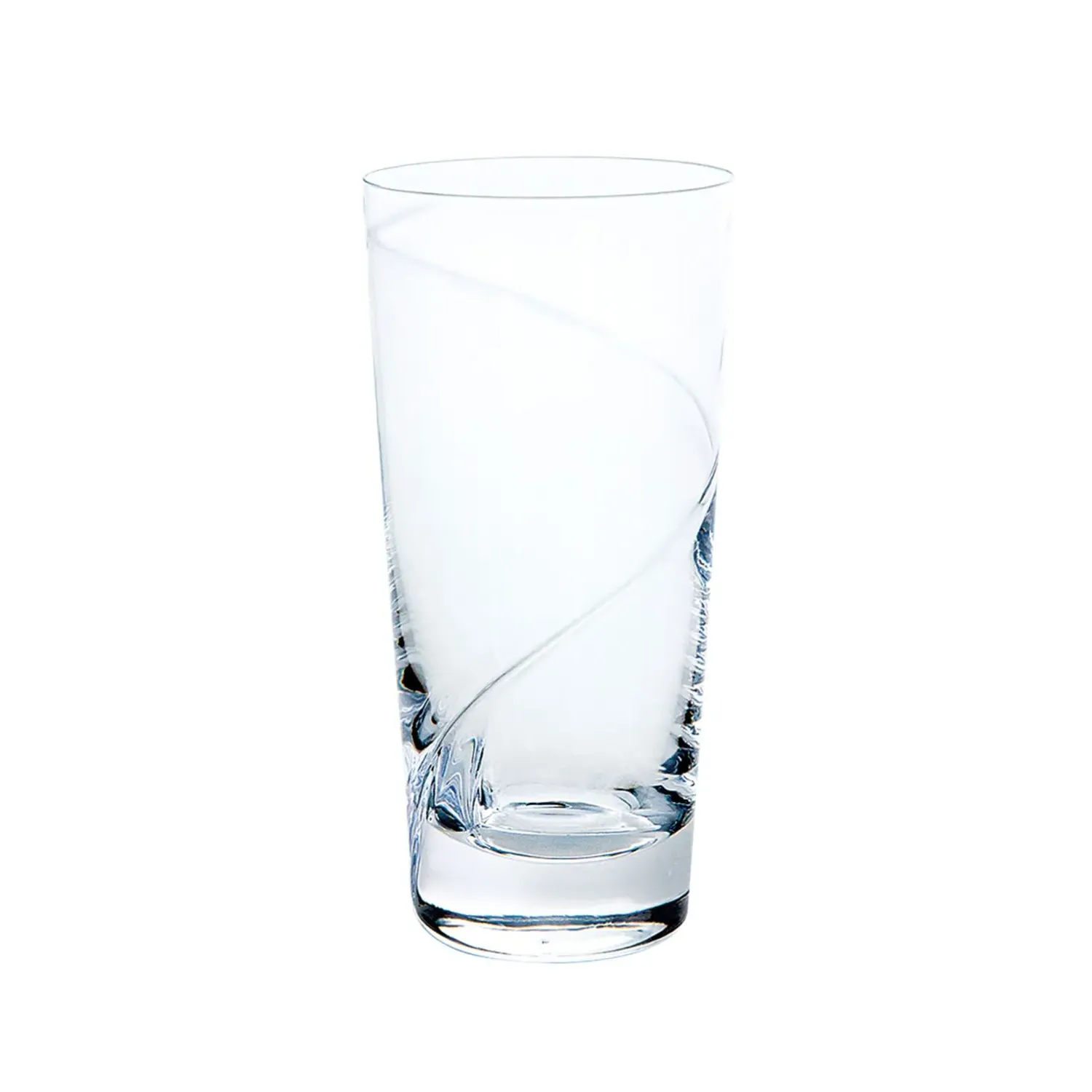 Kirameki Tumbler Glass - One Line Pattern - Clear