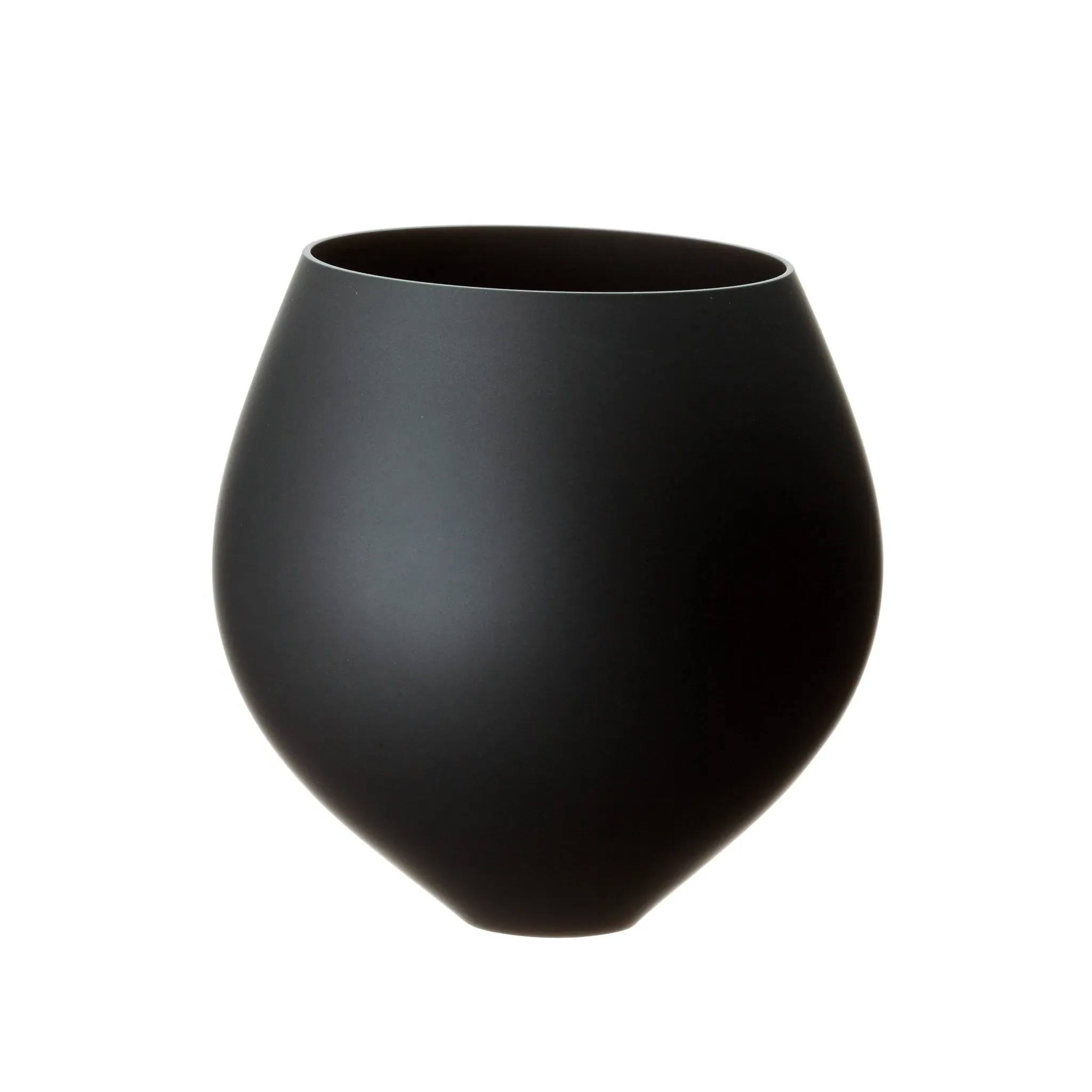 Relax Large Round Glass - Black