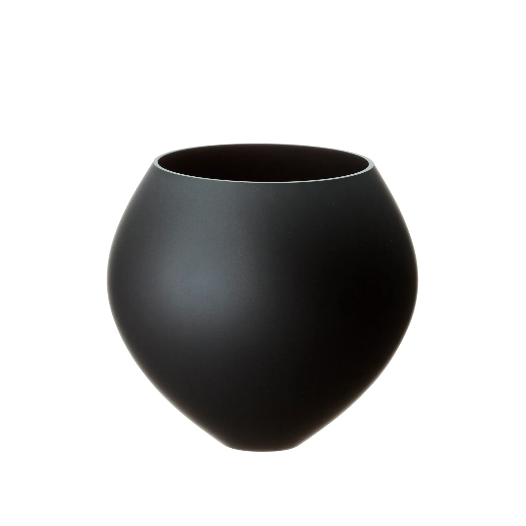 Relax Medium Round Glass - Black