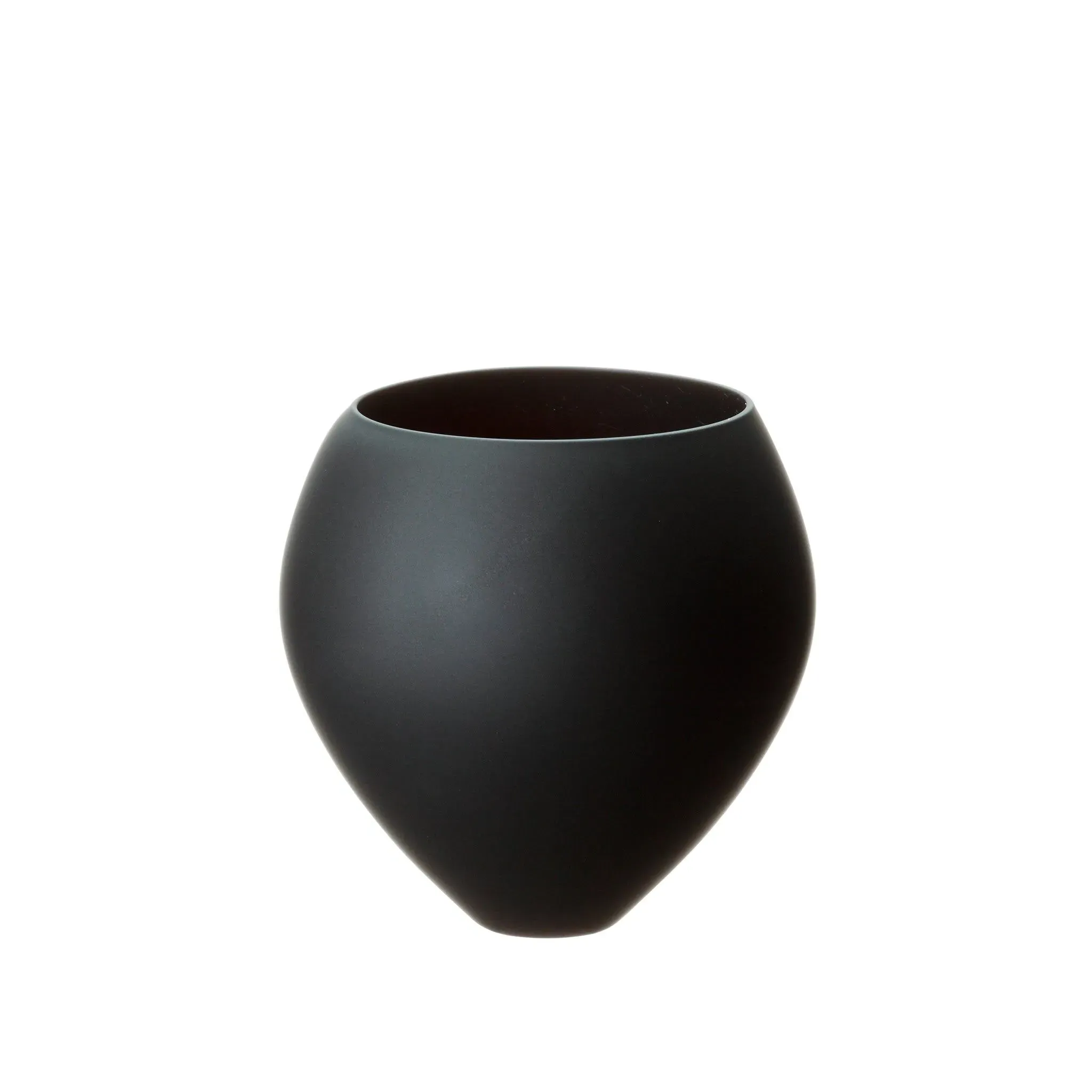 Relax Small Round Glass - Black image