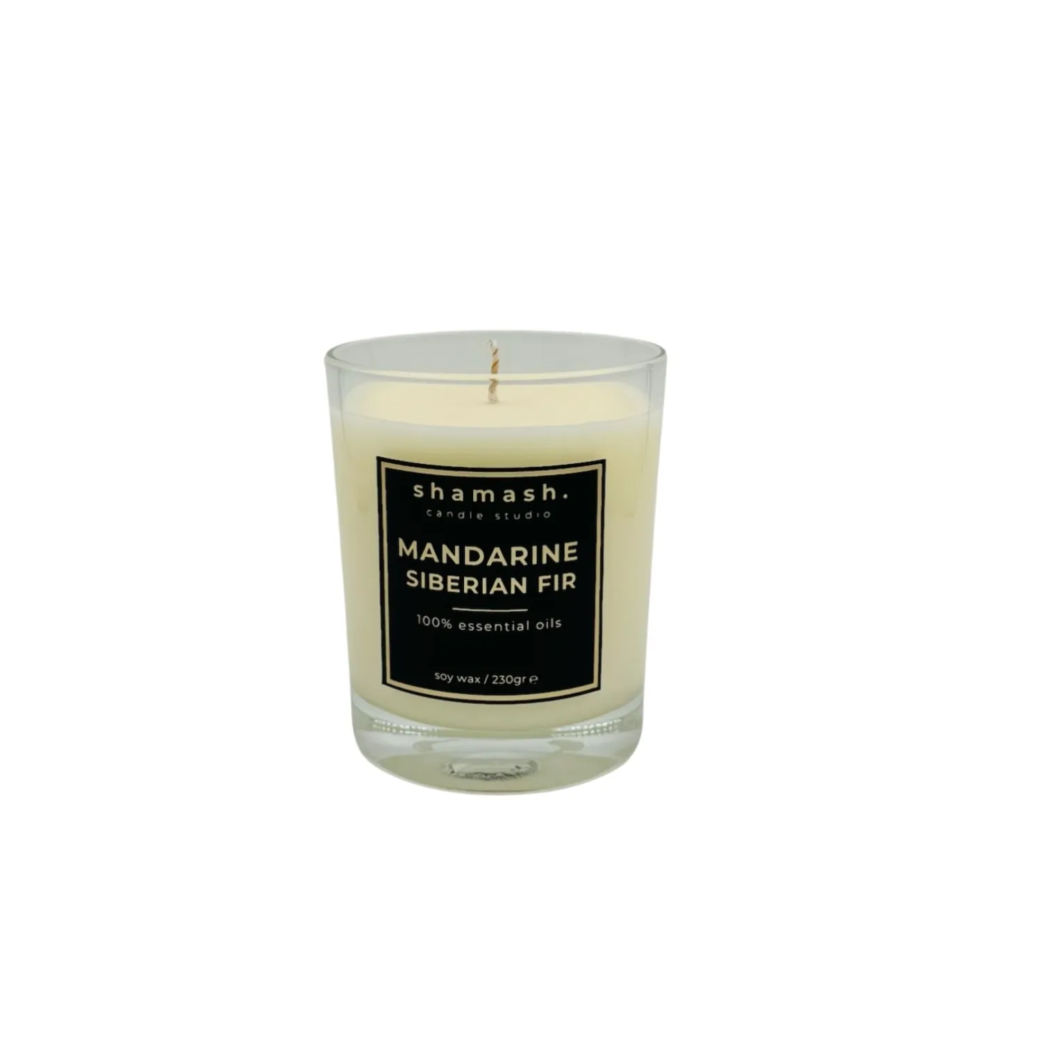 Neutrals Mandarin & Siberian Fir Pure Collection Candle - Soy Wax