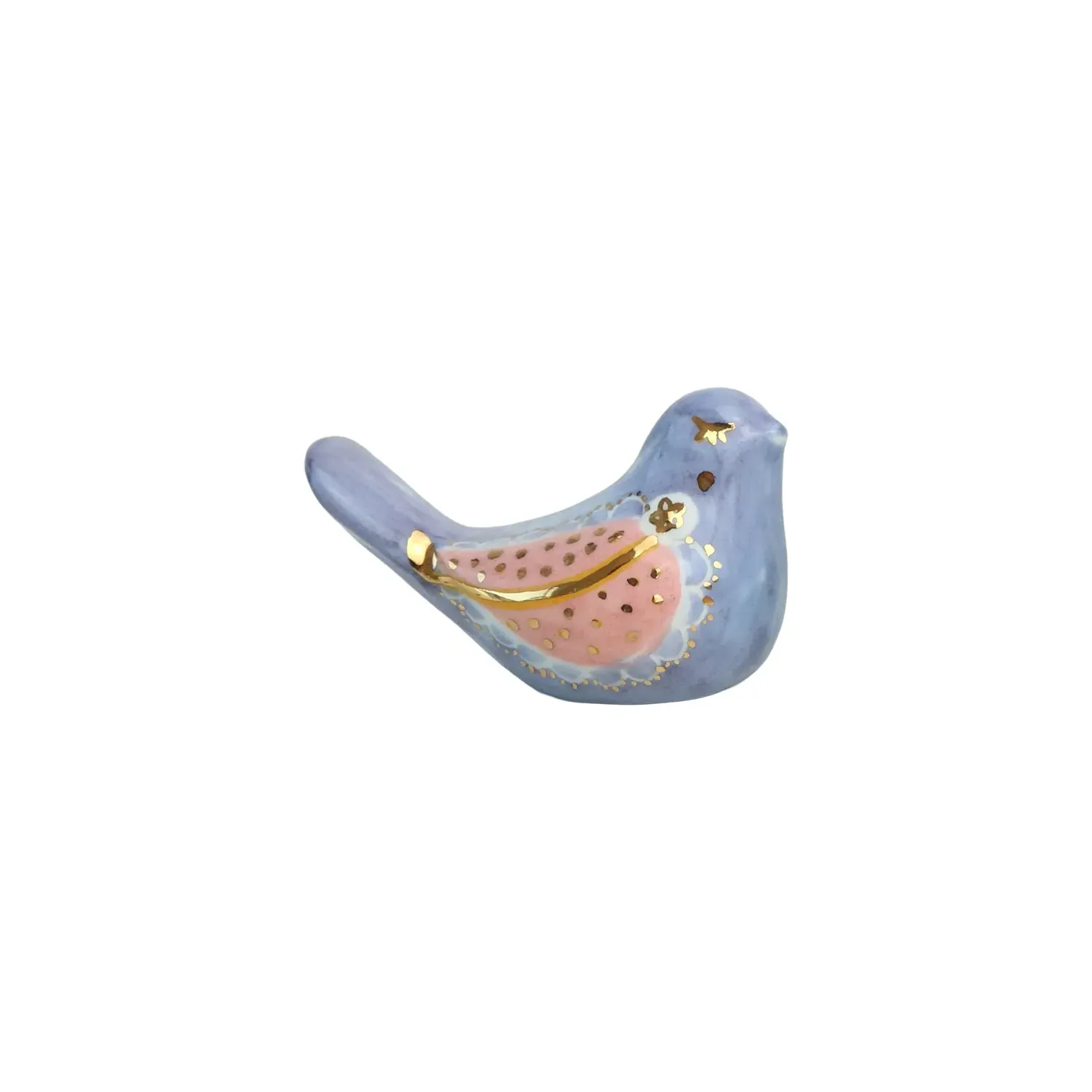 Cherie Small Bird Decorative Figurine - Pink, Ceramic