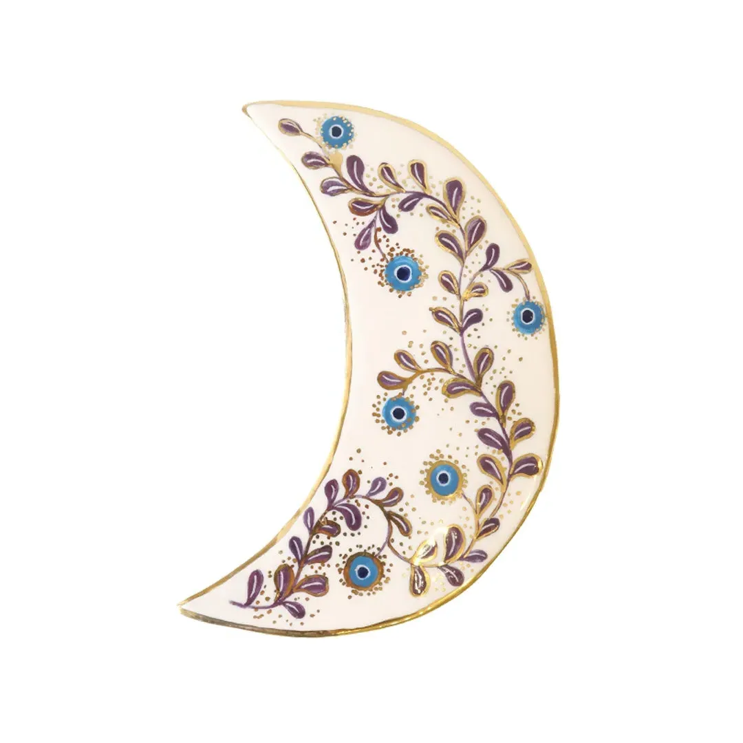 Crescent Eye Ceramic Wall Décor