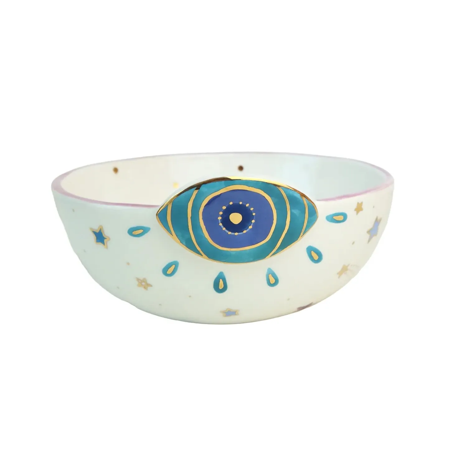 Large Eye + Stars Medium Bowl image