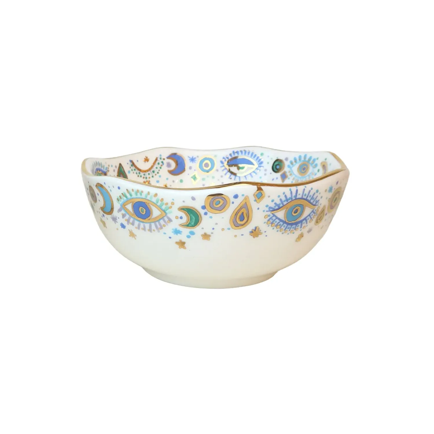 Magical Celestial Eye Medium Bowl - Ceramic image