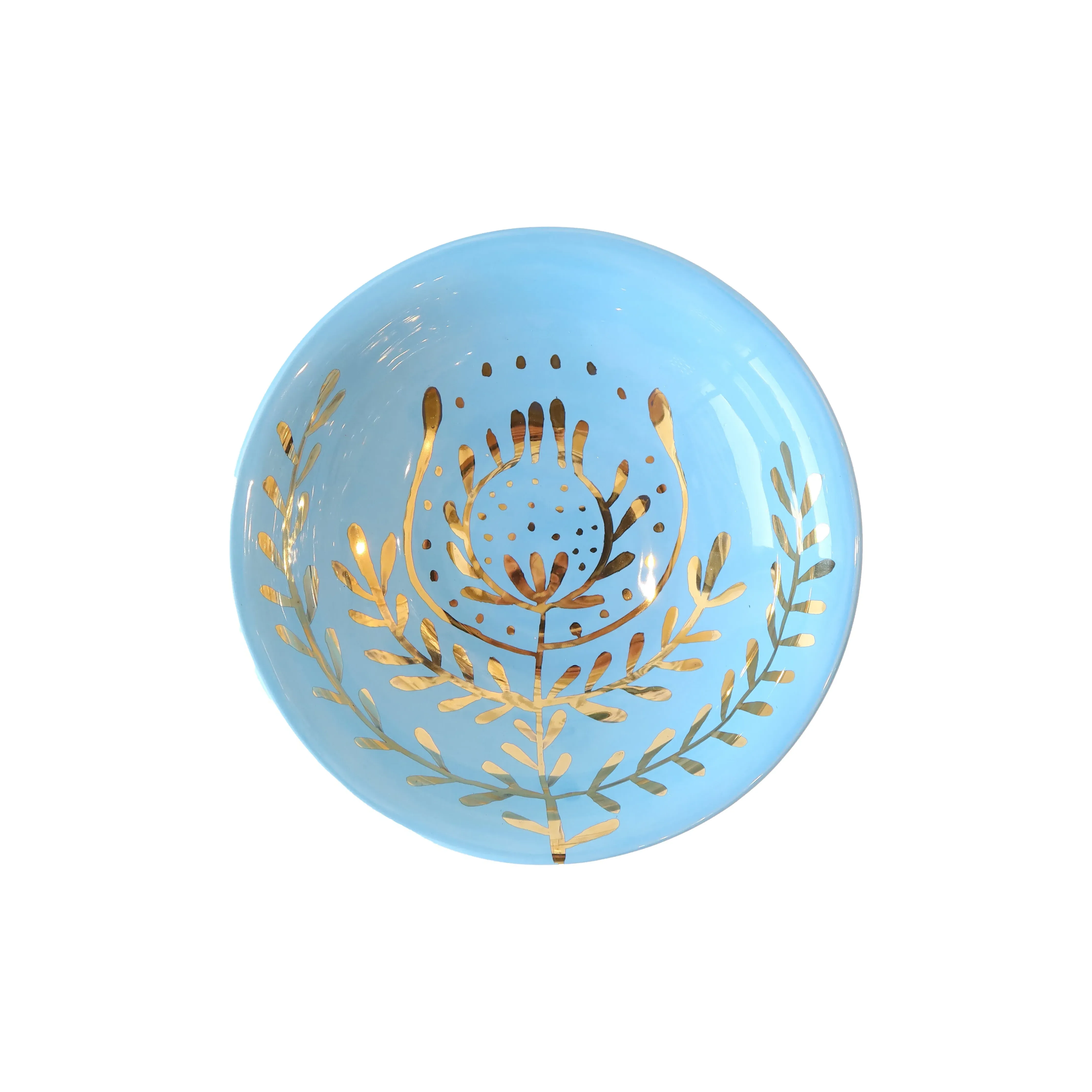 Pomegranate Large Plate Bowl - Sky Blue image