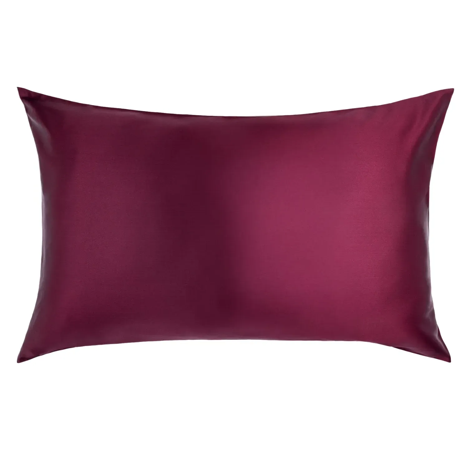 Red Plum Pillowcase - Red, Mulberry Silk image