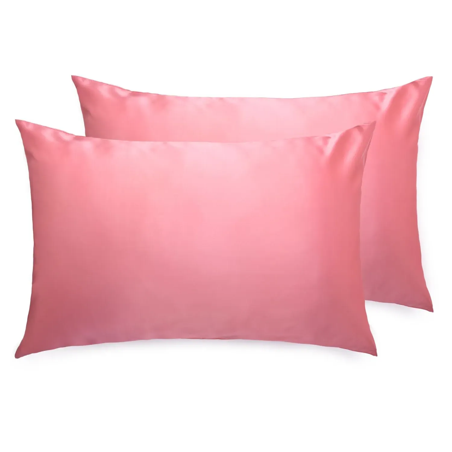 Silk Works Pillowcase Set of Two - Pink, Mulberry Silk image
