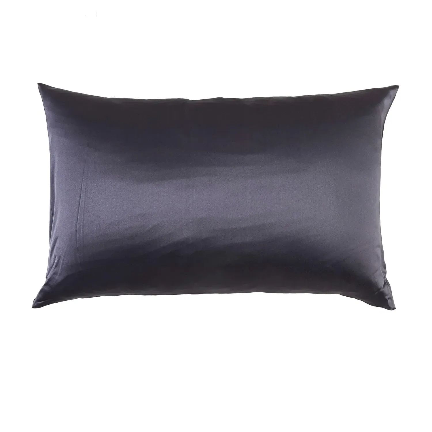 Drape Collection King Size Pillowcase - Black, Mulberry Silk