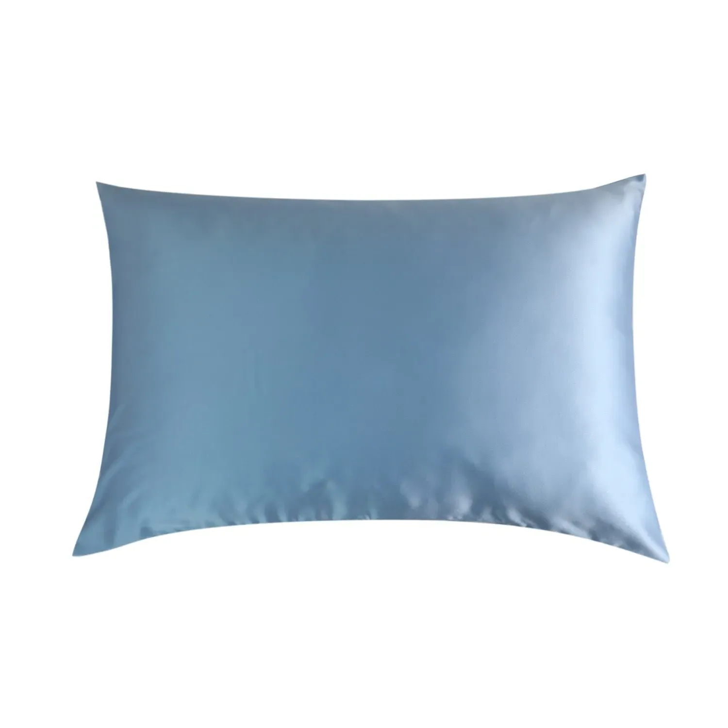 Drape Collection Queen Size Pillowcase - Blue, Mulberry Silk