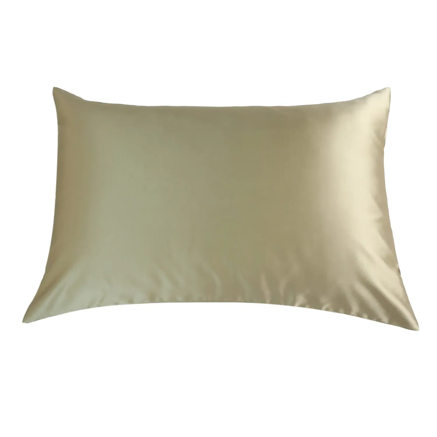 Drape Collection Queen Size Pillowcase - Brown, Mulberry Silk