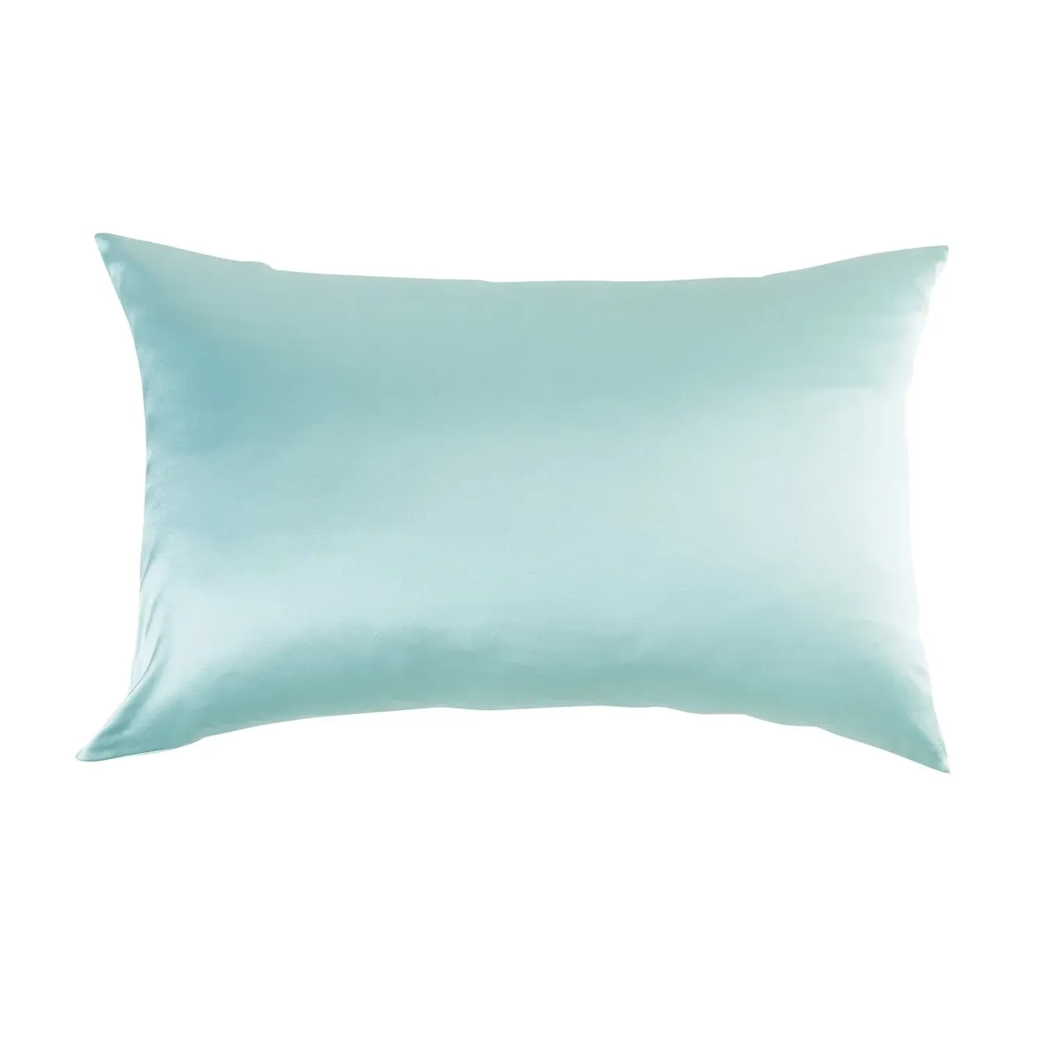 Drape Collection Queen Size Pillowcase - Green, Mulberry Silk