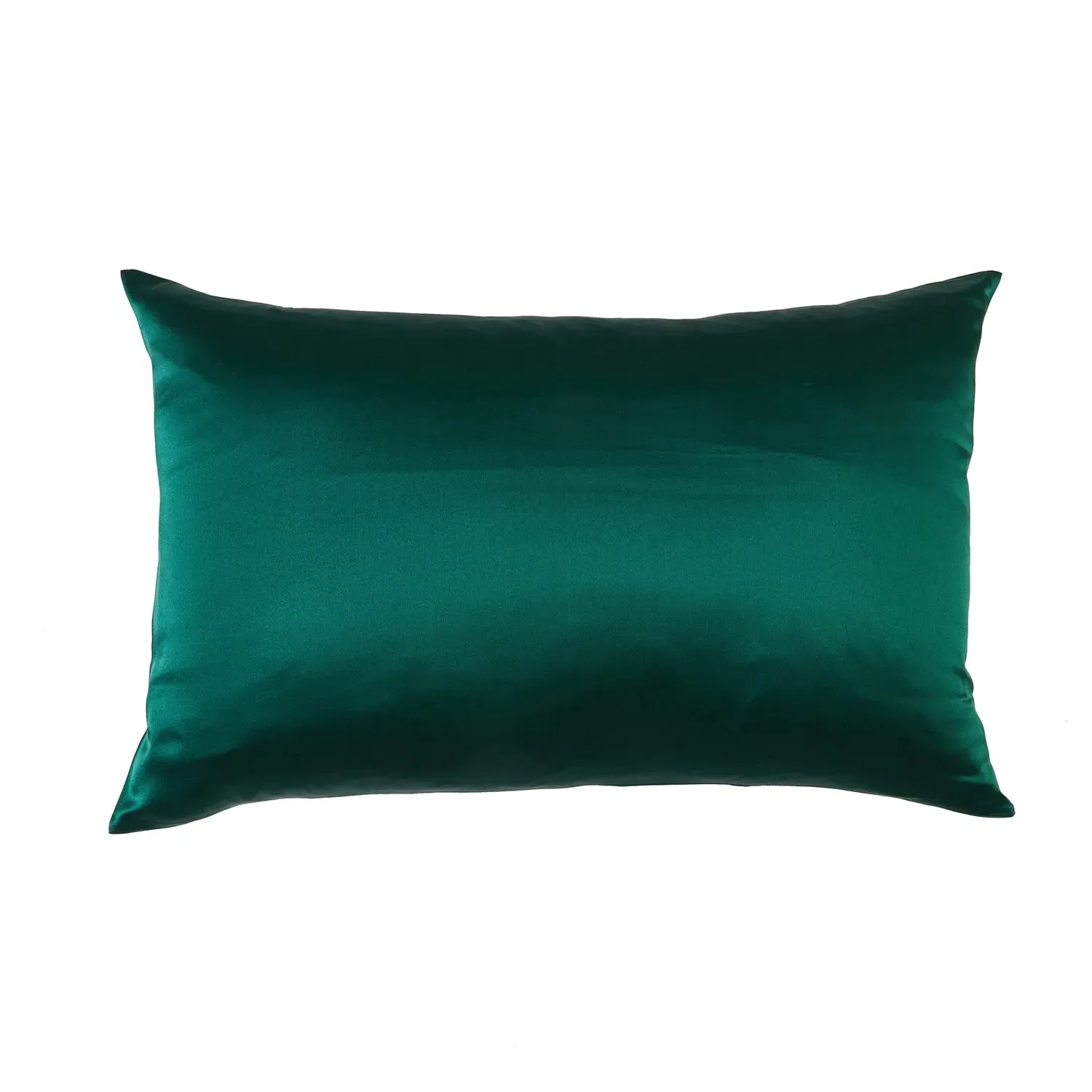 Drape Collection Queen Size Pillowcase - Green, Mulberry Silk