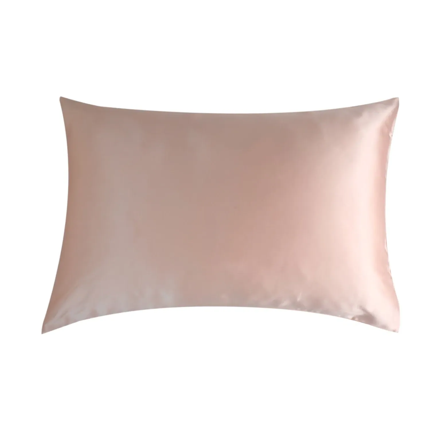 Drape Collection Queen Size Pillowcase - Rose Gold, Mulberry Silk
