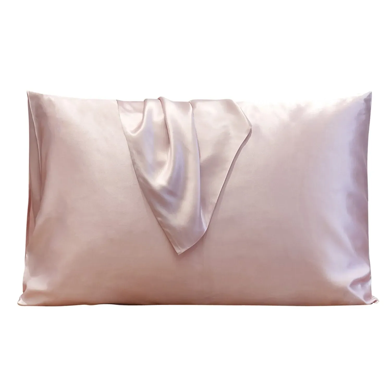 Queen Size Mulberry Silk Pillowcase - Pink
