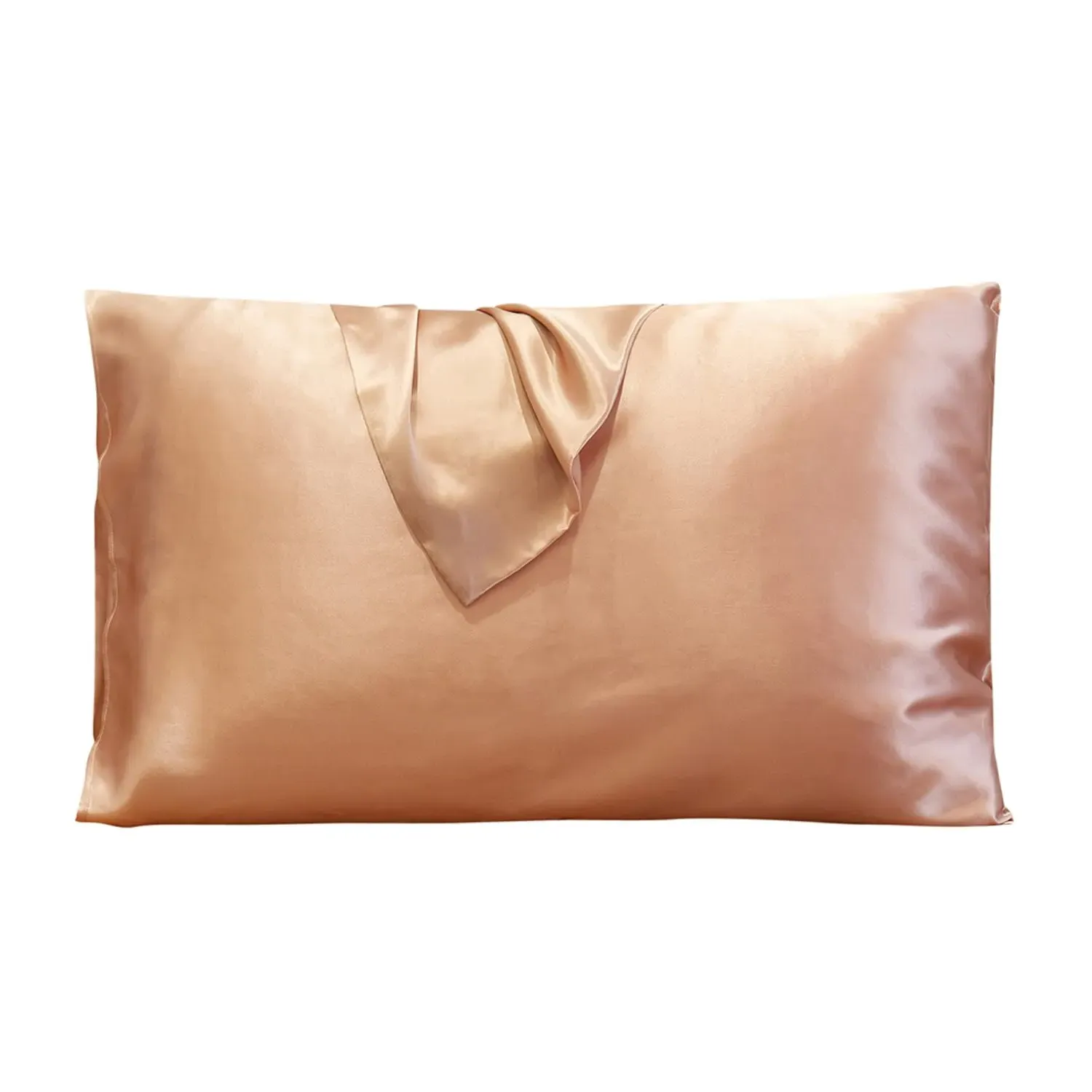 Queen Size Mulberry Silk Pillowcase - Rose Gold