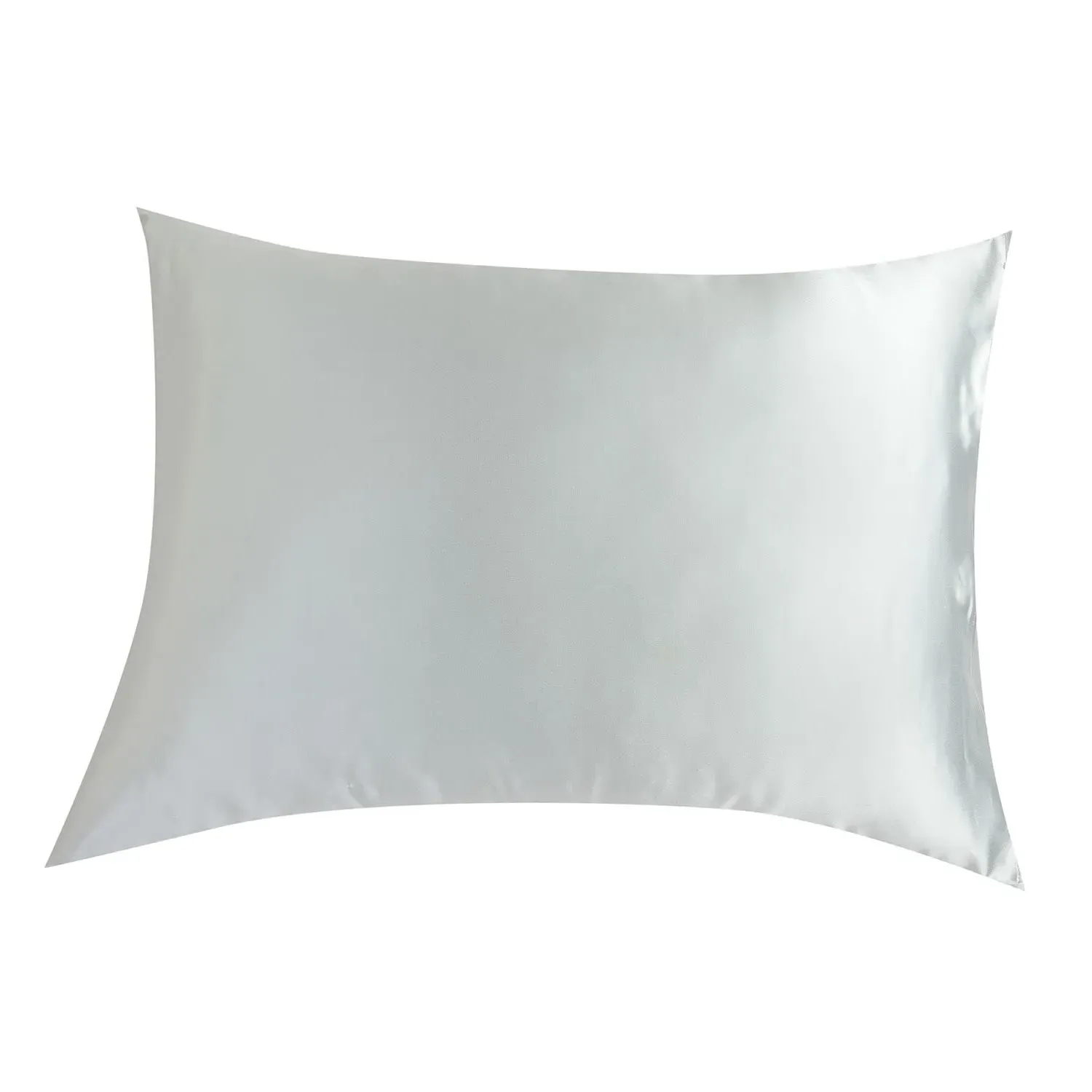 Twin Size Silk Pillowcase - Silver, Mulberry Silk