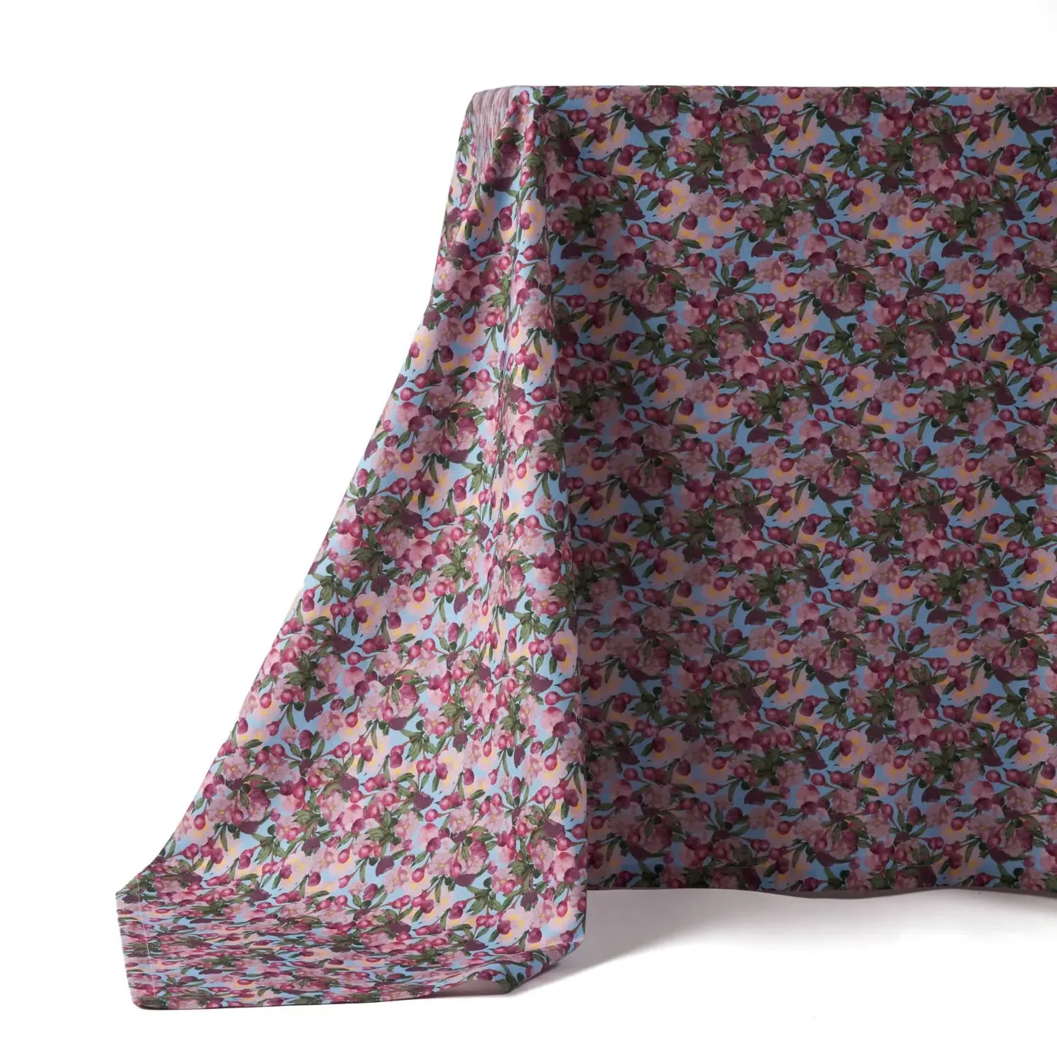 Romance is Dead Rectangular Tablecloth - Blue, Organic Cotton