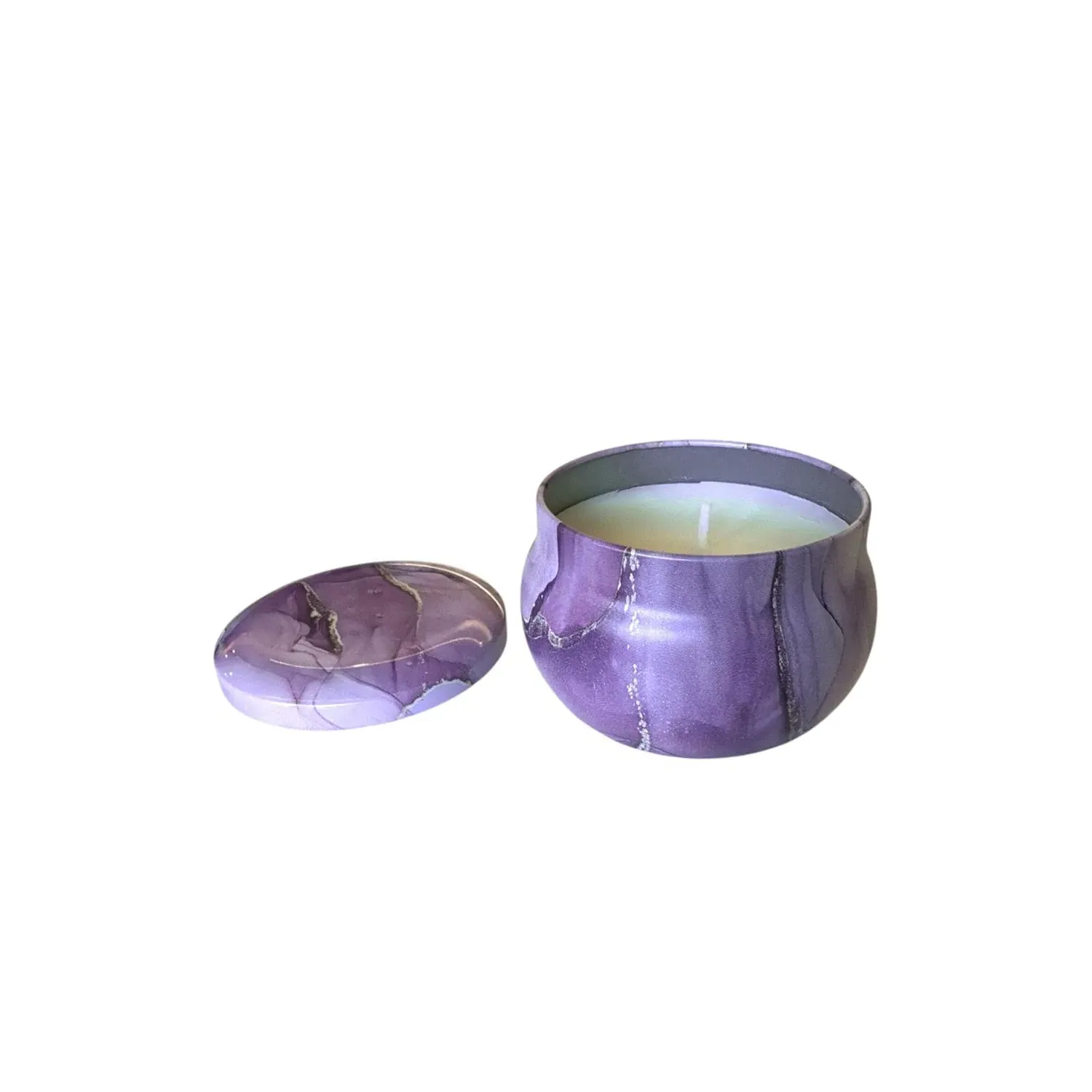 Lavender Scented Candle - Purple