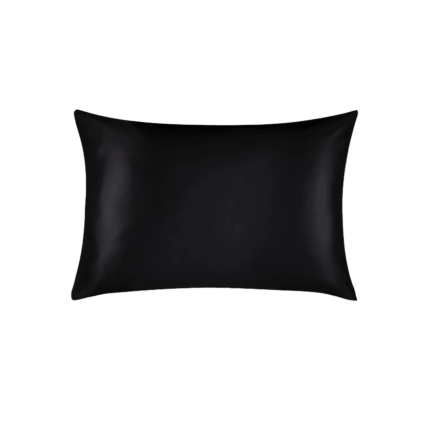 22 Momme Mulberry Silk Pillowcase - Black image