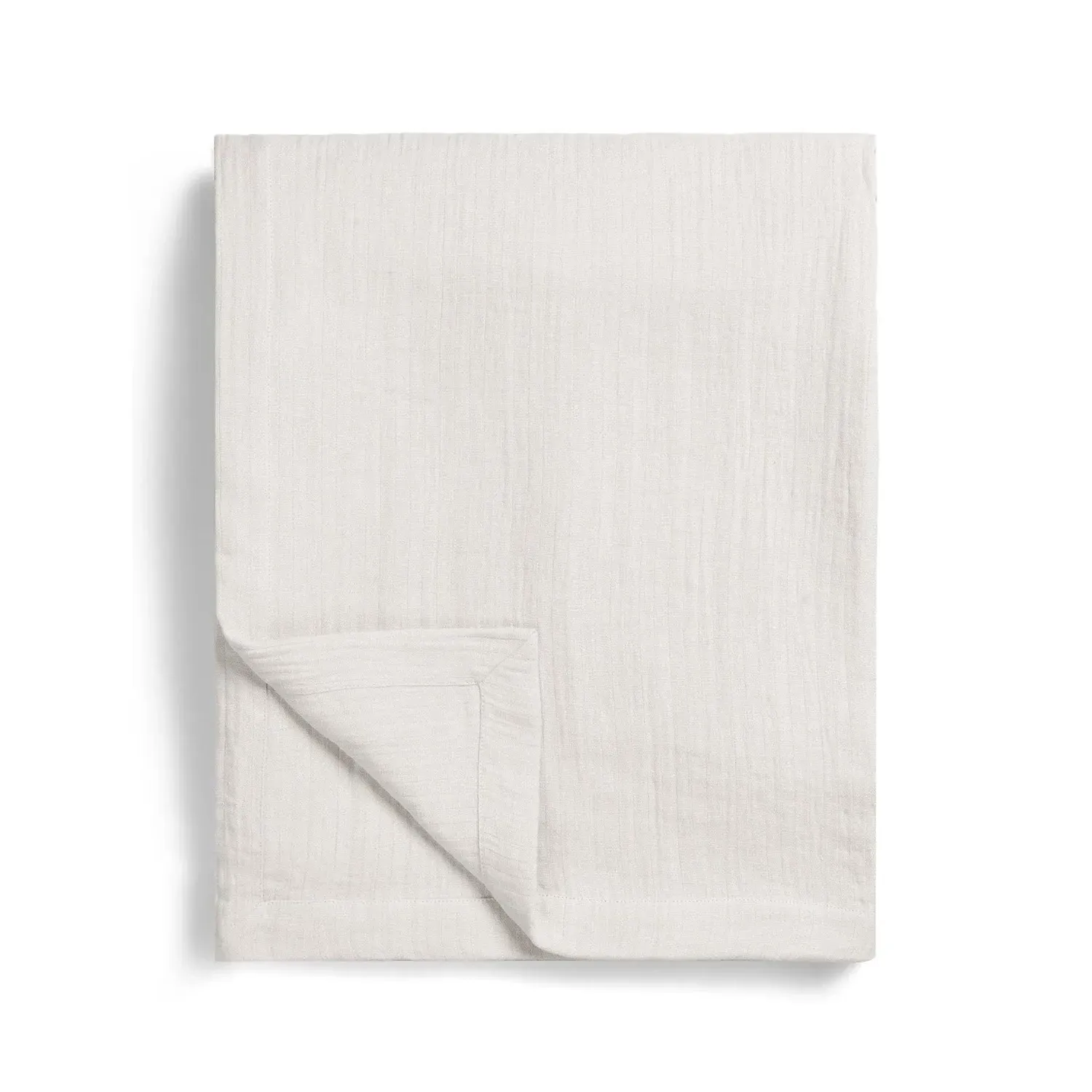 Dale Round Table Cloth - White, Linen