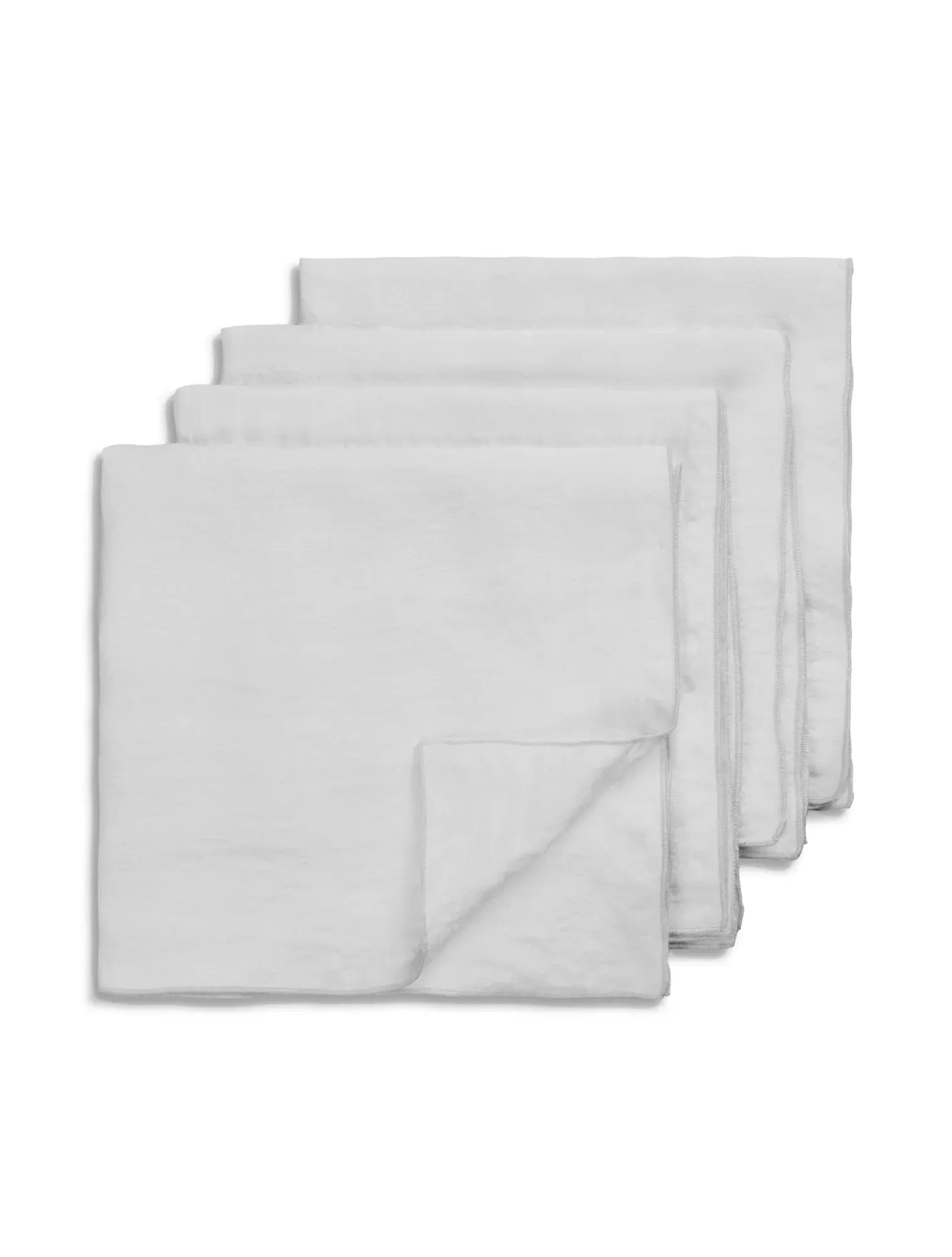 Merrow Napkin Set of Four - Light Grey, Linen