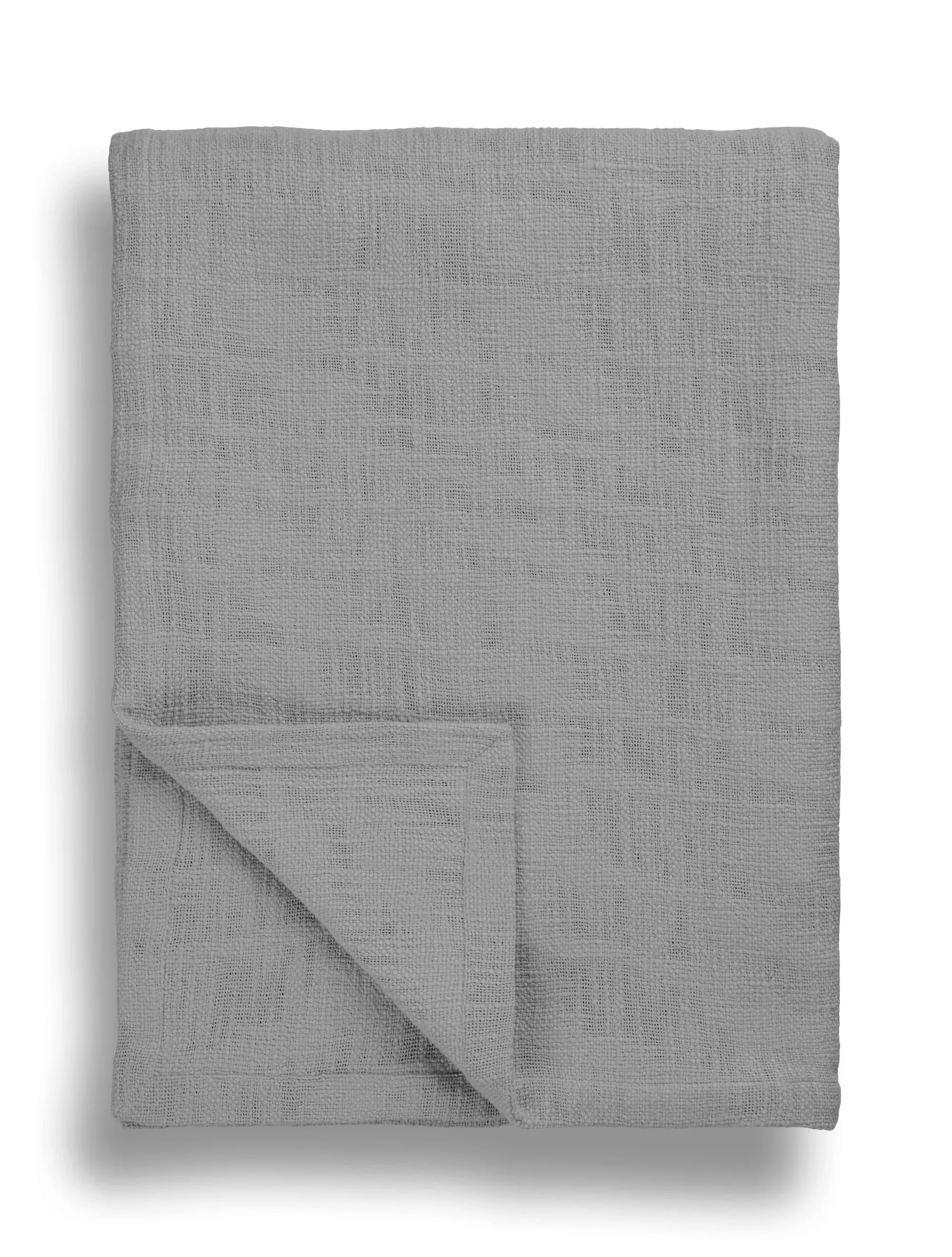 Tate Bed Throw - Dark Grey, Cotton image