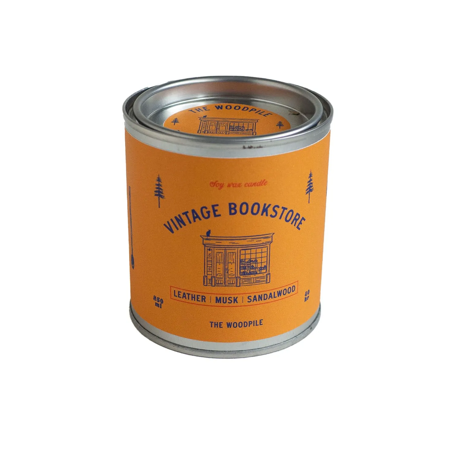 Vintage Bookstore Scented Candle - Gold image