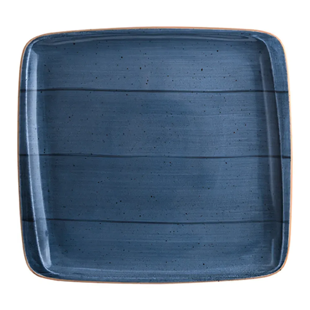 Dusk Square Serving Platter - Blue, Porcelain image