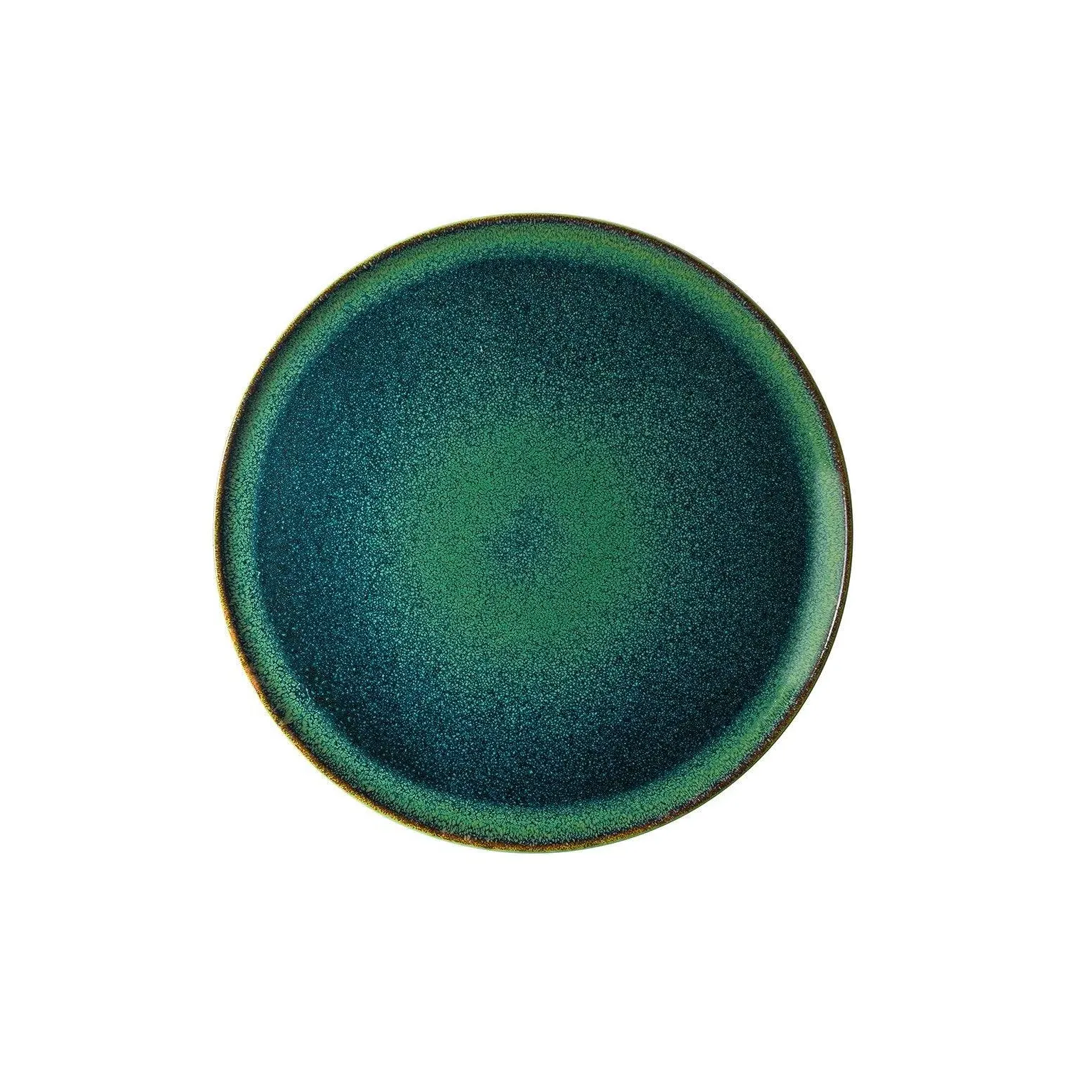 Mar Round Platter - Blue, Porcelain image