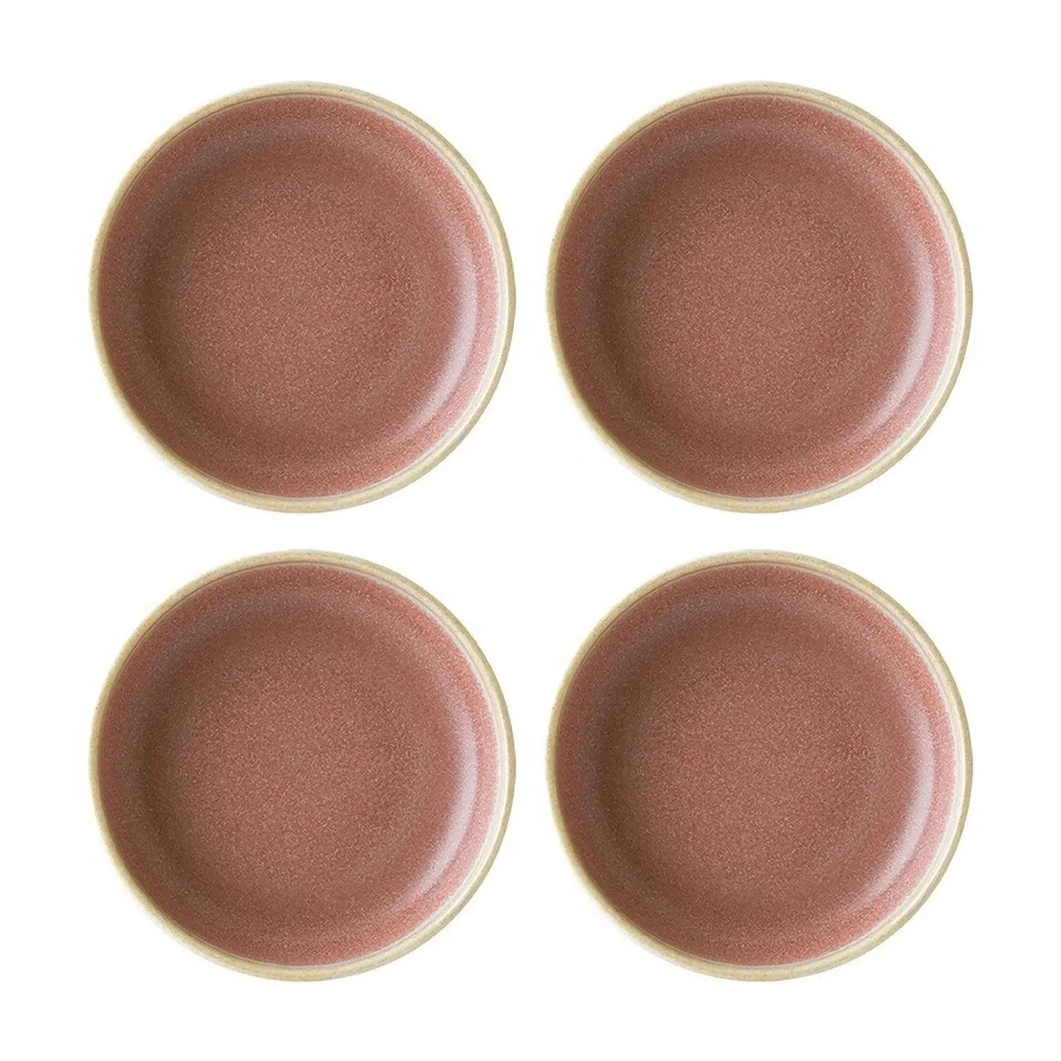 Pink Pott Round Bowl Set of Four - Pink, Porcelain image