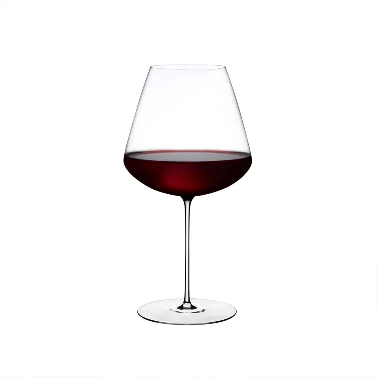 Stem Zero Crystal Red Wine Glass Set of Two - Red