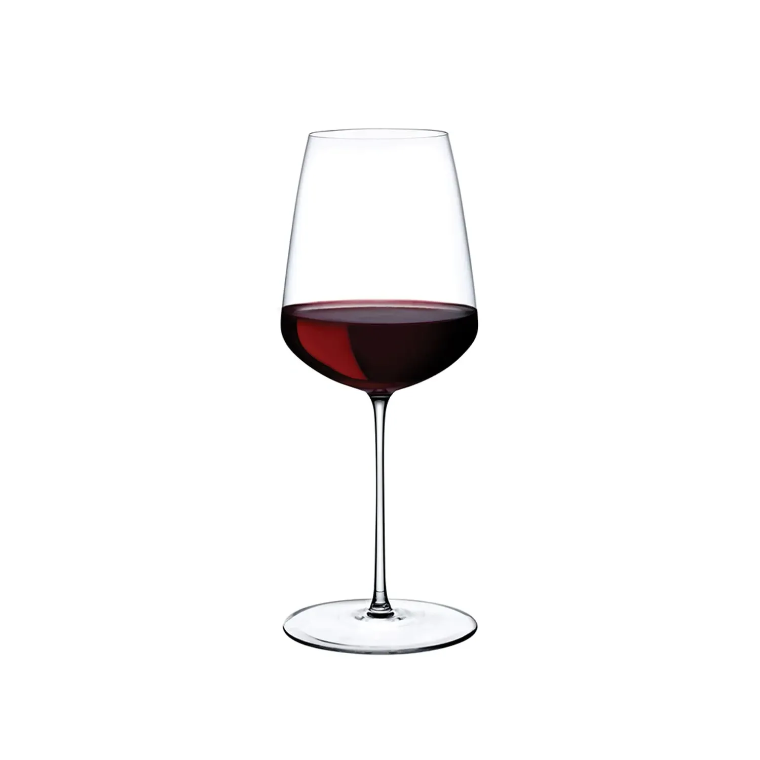 Stem Zero Crystal Red Wine Glass Set of Two - Red