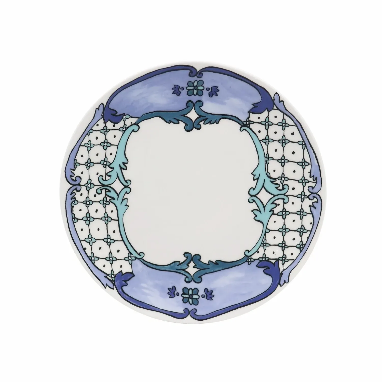 Always Sophie Salad Plate - Blue, Fine Bone China