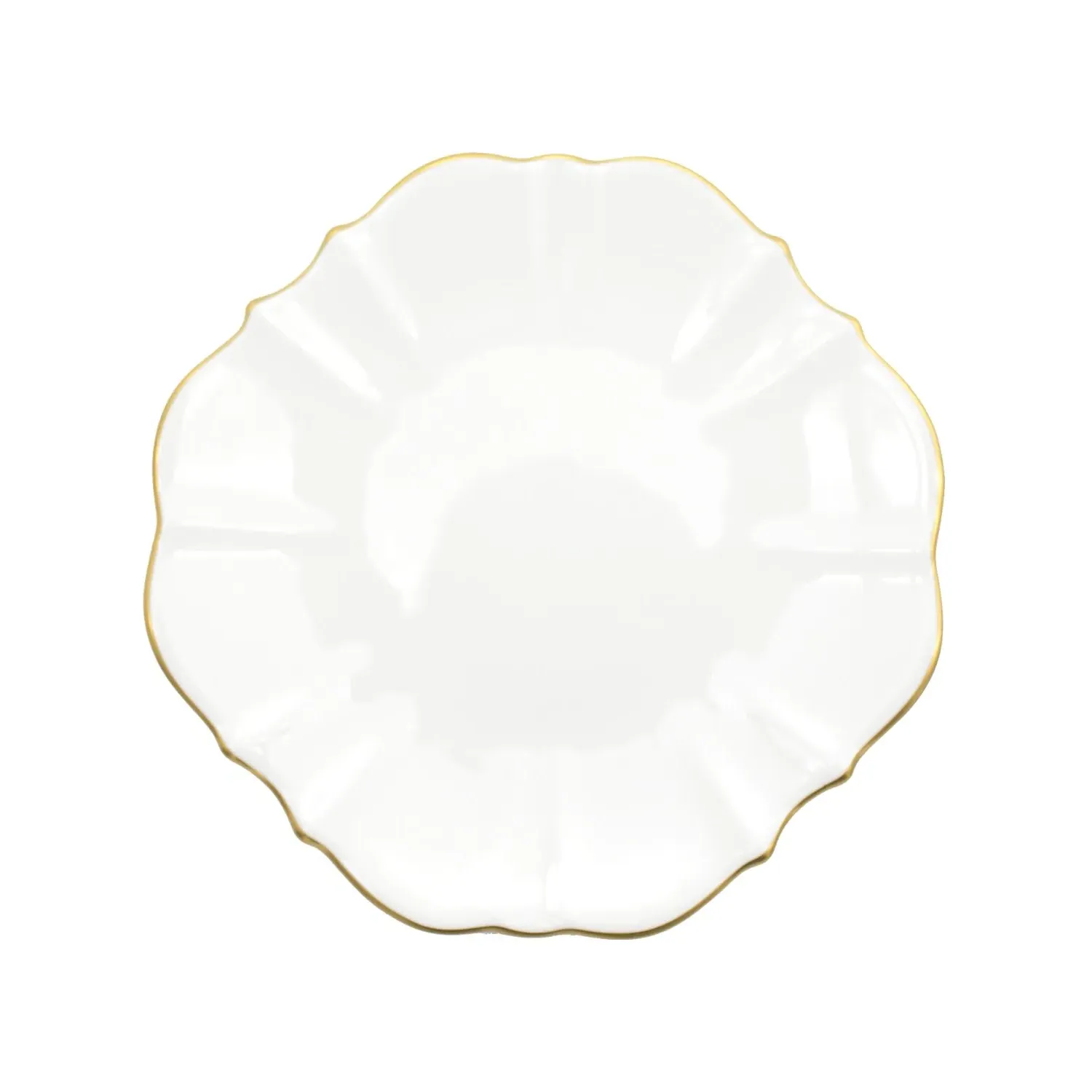 Amelie Dinner Plate - White, Fine Bone China
