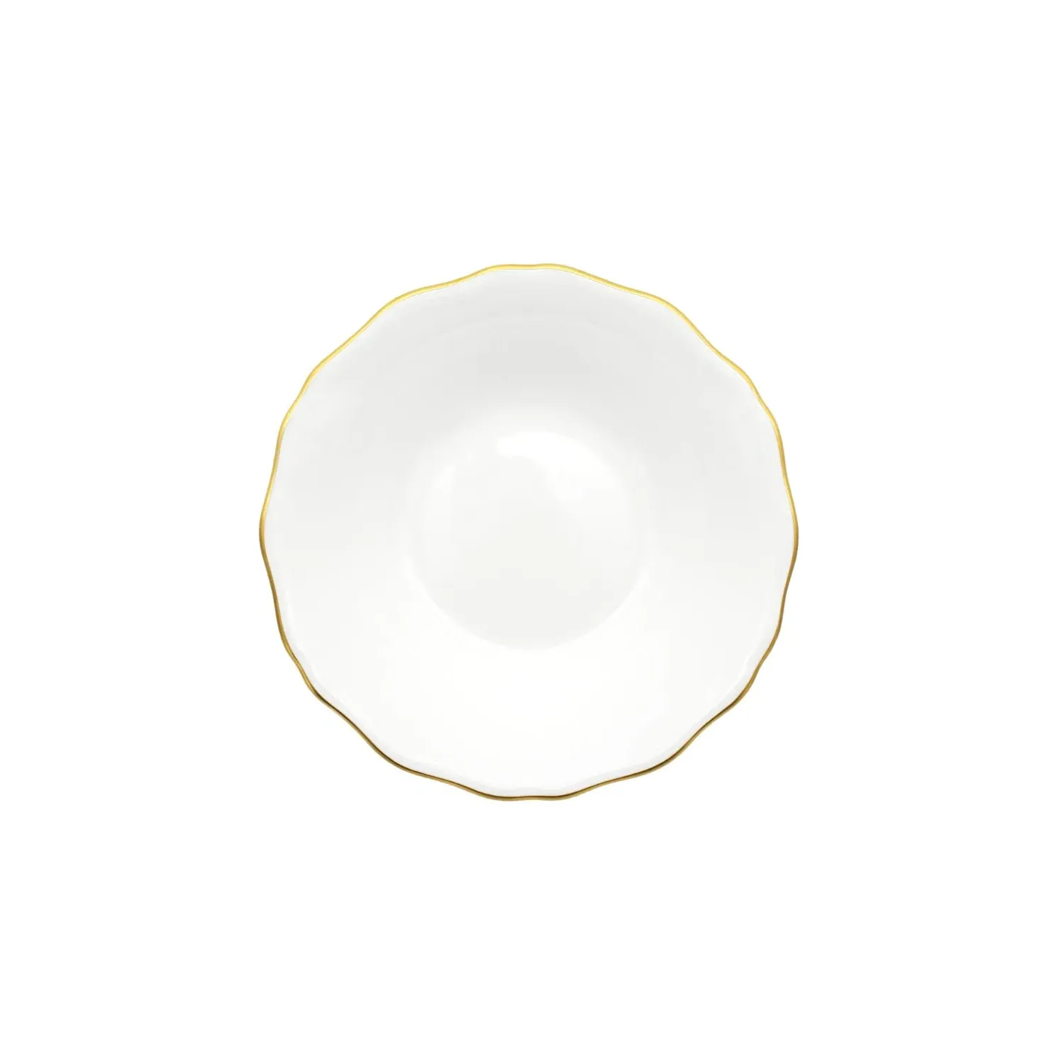 Amelie Set of Two Soup Bowls - Yellow, Fine Bone China