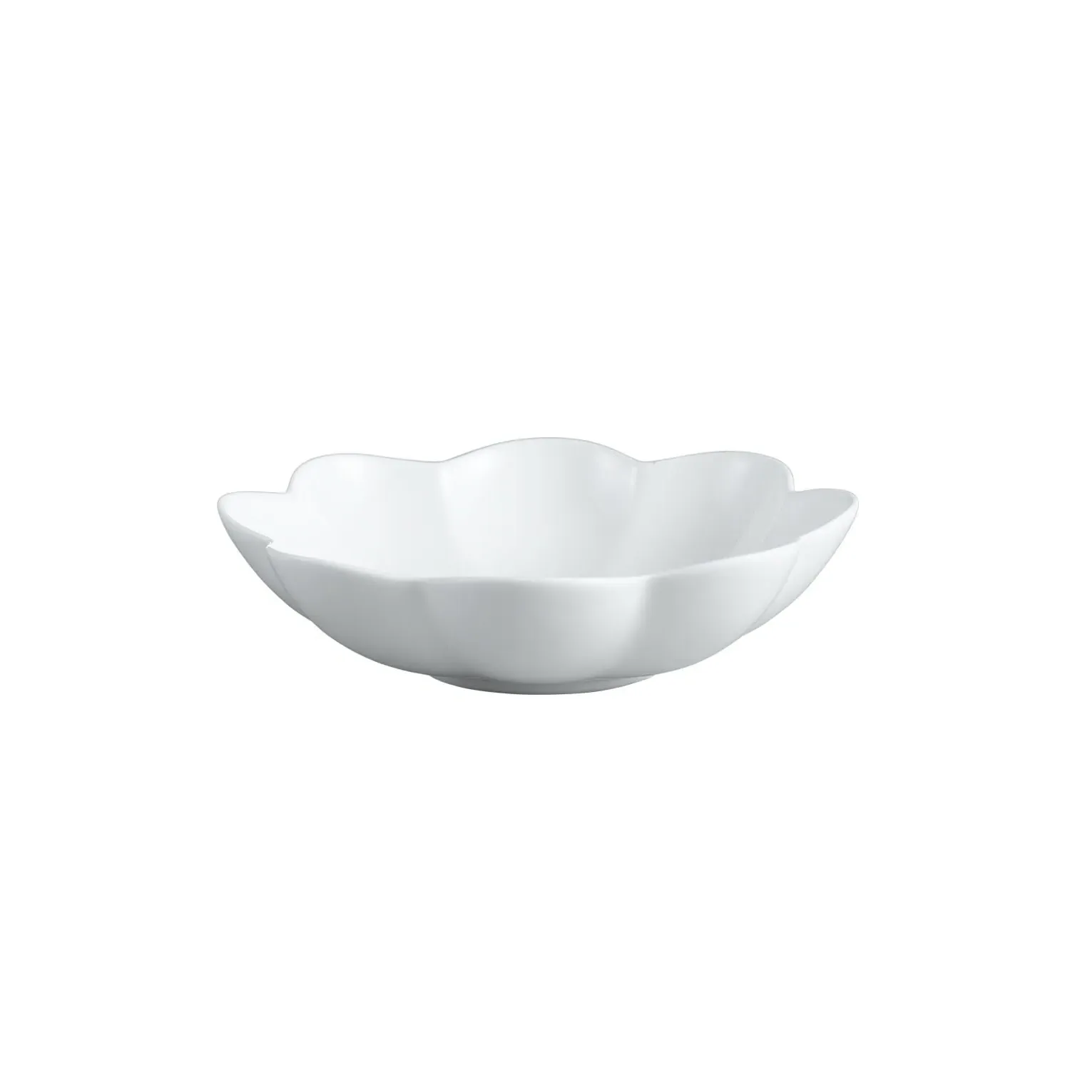 Blooming Small Low Bowl - White image