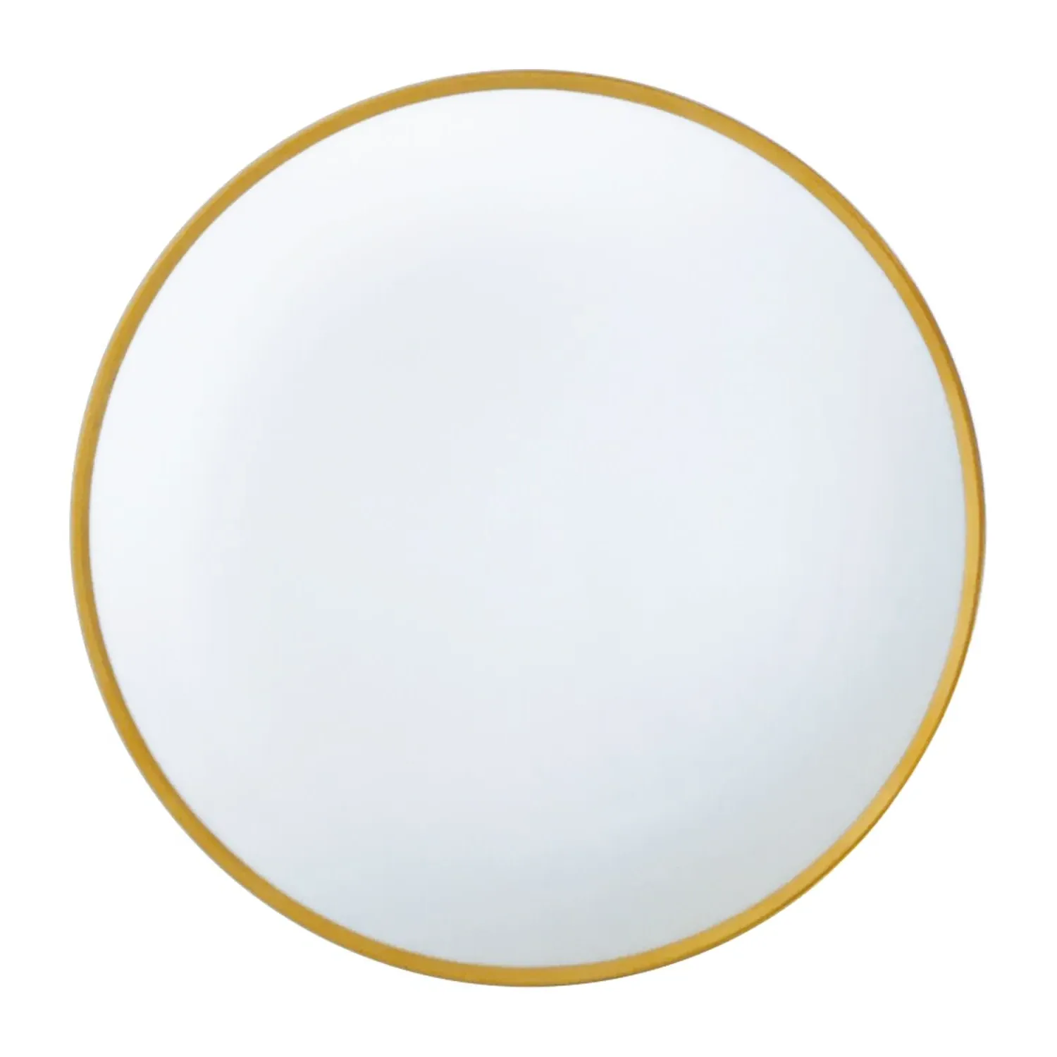 Golden Edge Charger Plate - White, Fine Bone China image