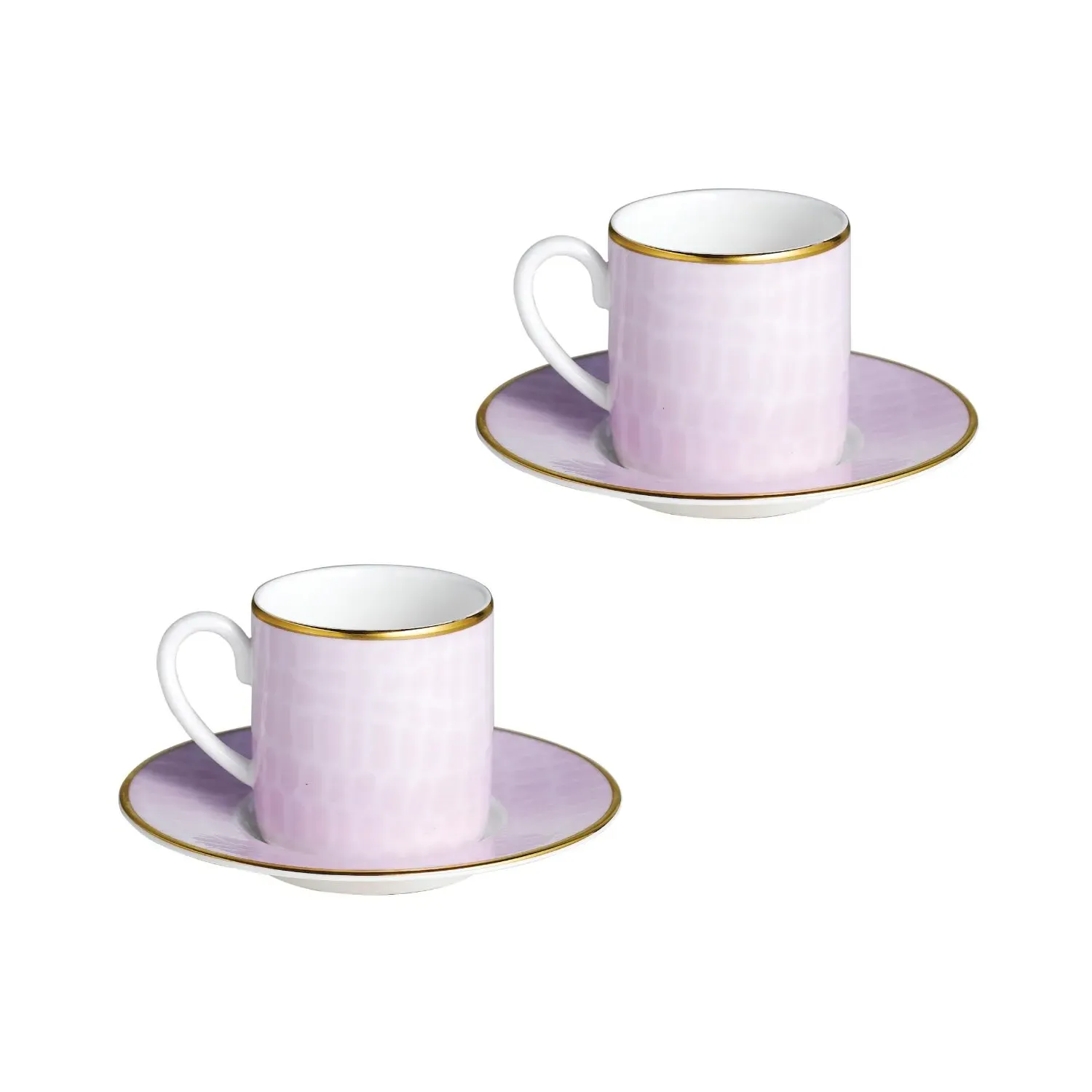 Layla Set of Two Espresso Cups & Saucers - Fine Bone China image