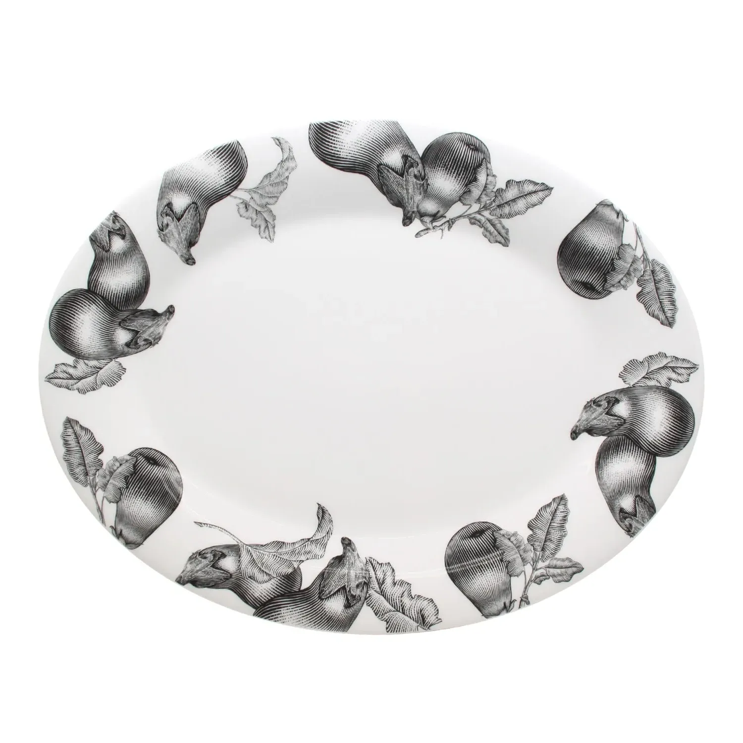 Olive Market 16 In. Serving Platter - Eggplant