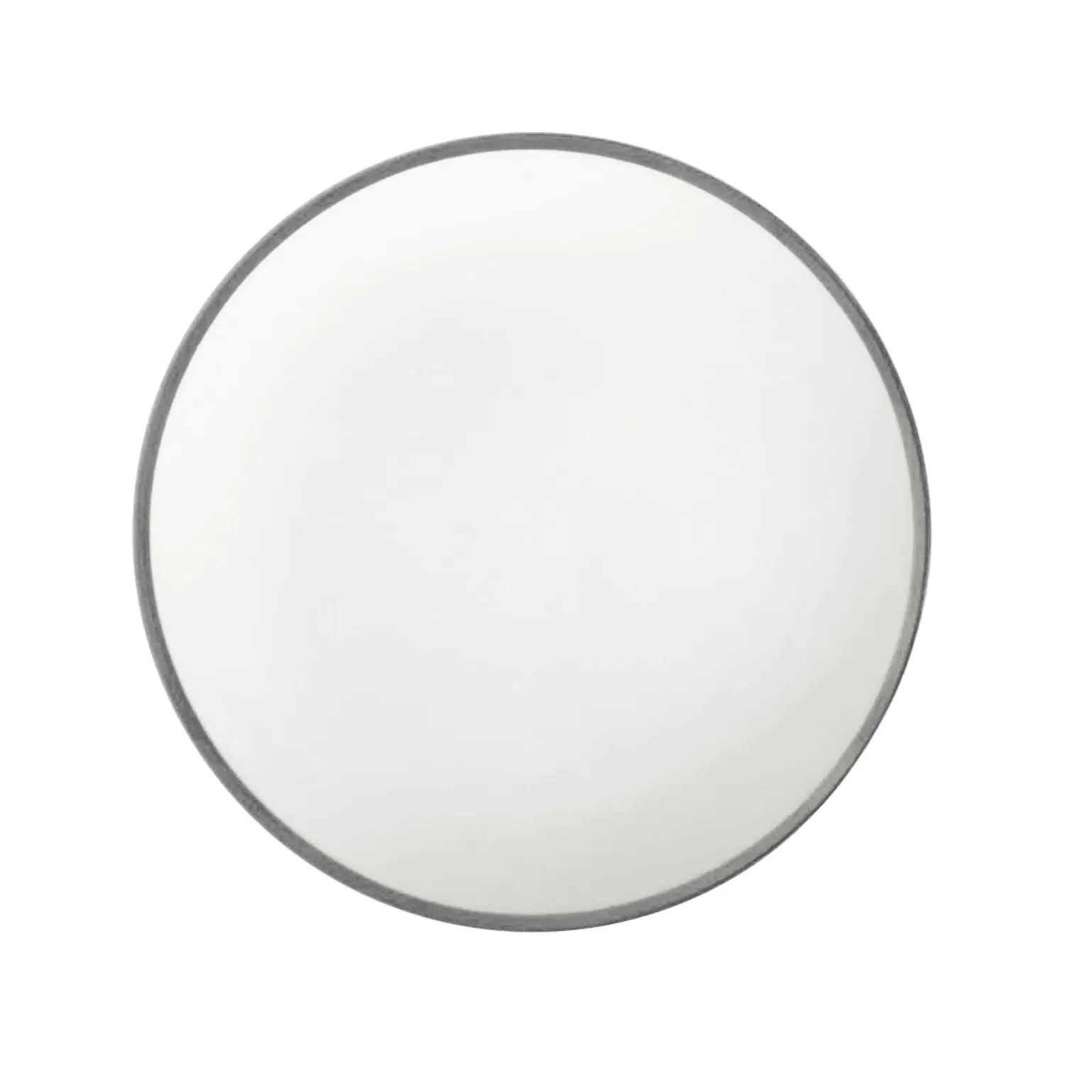 Platinum Edge Dinner Plate - White, Fine Bone China