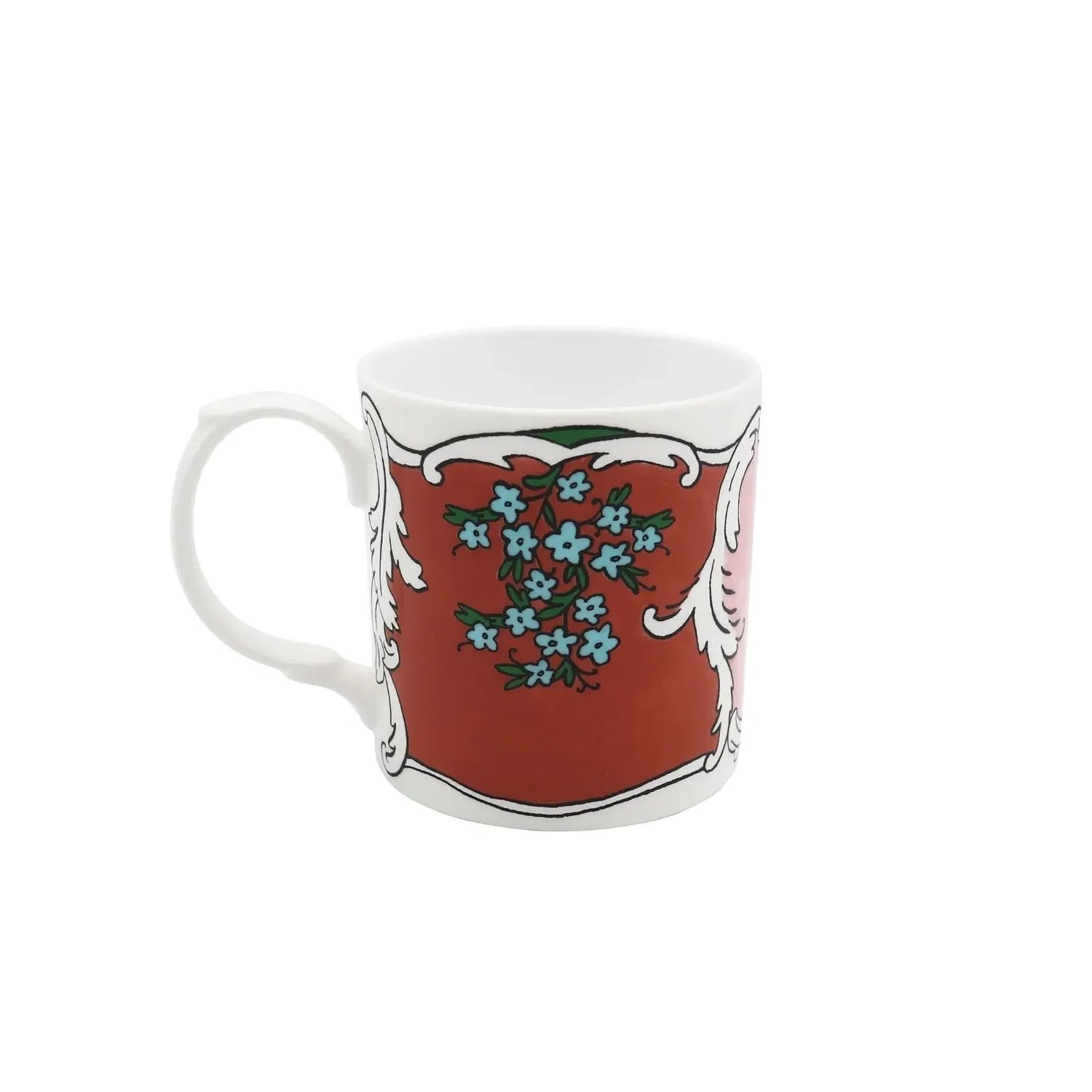 Red Always Camille Mug - Red, Fine Bone China image